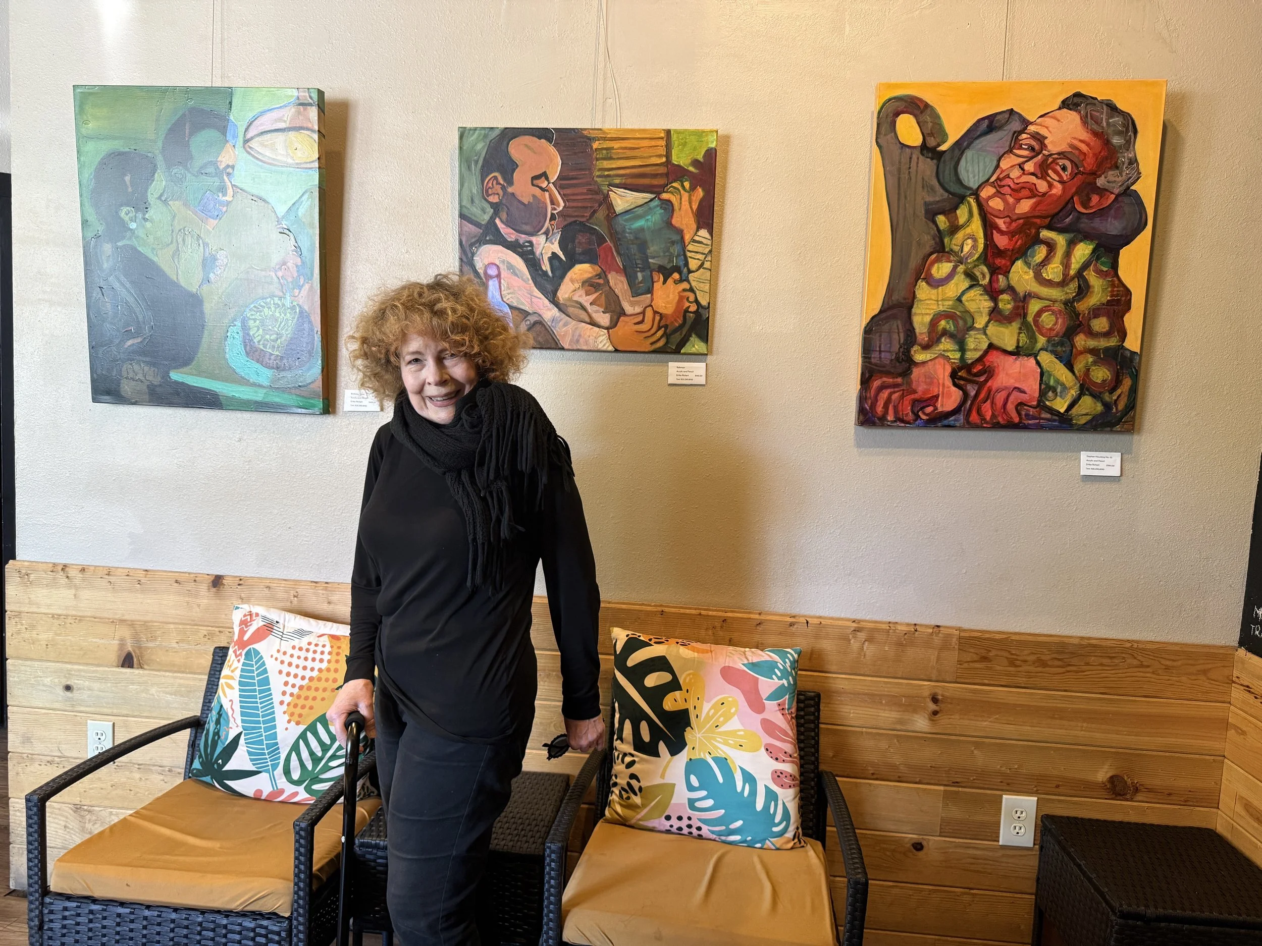 Panama Bay: Erika Richert  is showing her Paintings