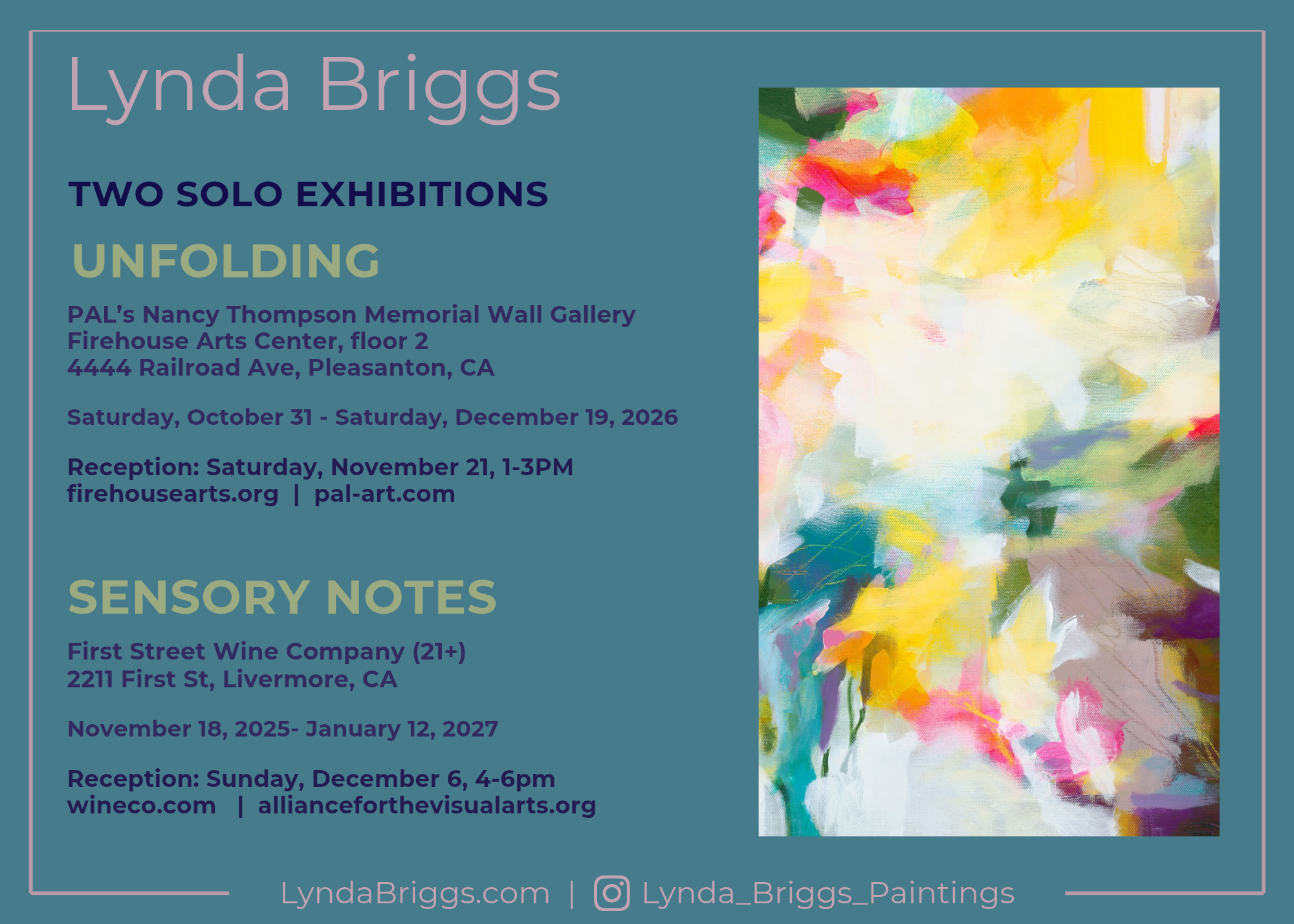 Lynda Briggs | Visceral Notes |  First Street Wine Company