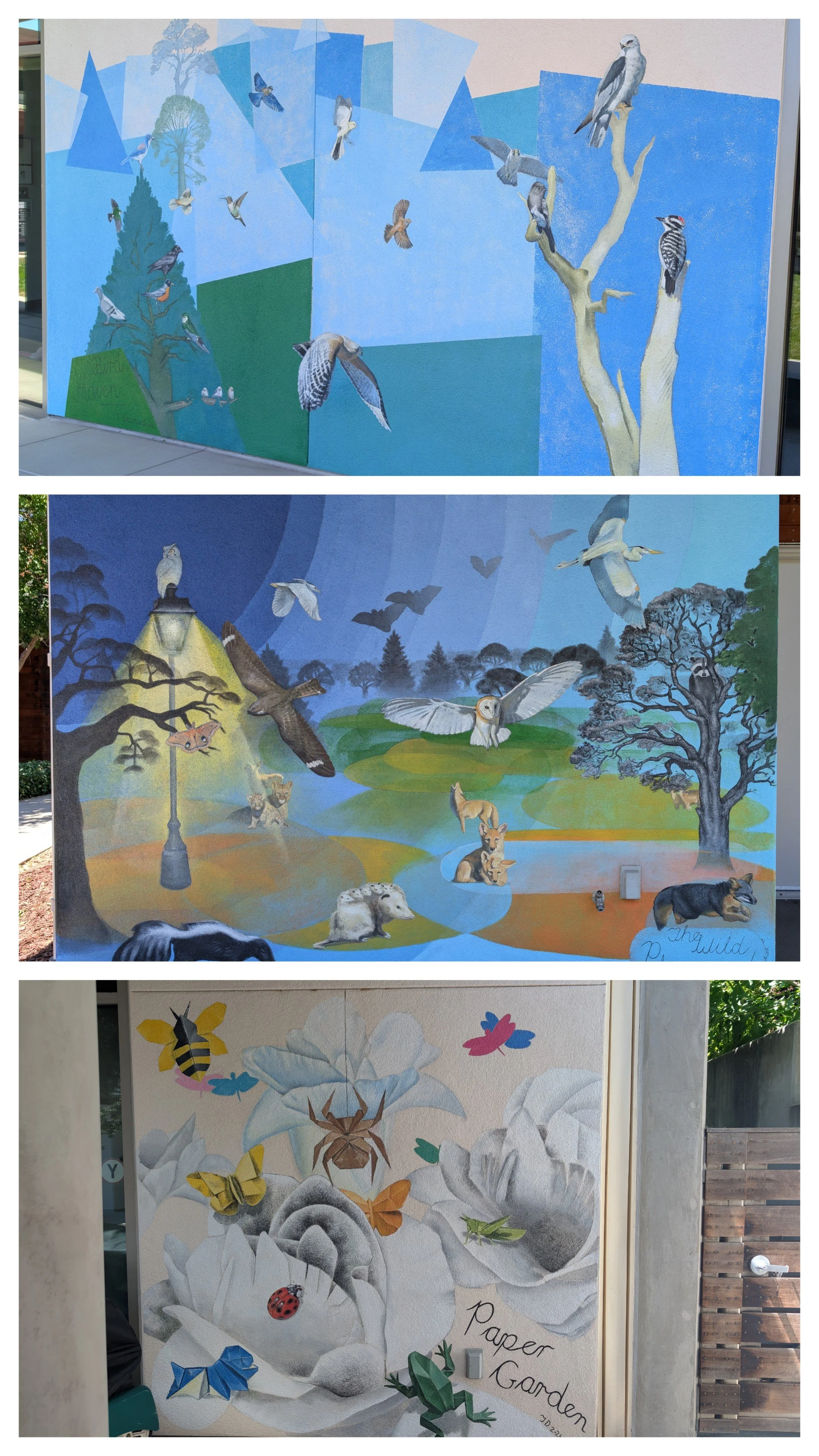 Las Positas college child development center mural series.