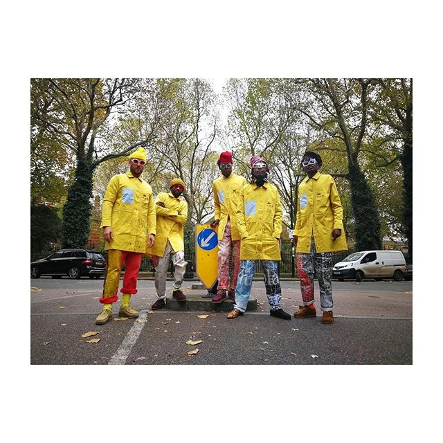 KIVU Fall flashback with Congolese band @kokokomusic and legend @hassanhajjaj_larache on their first shoot in London. Style by @harriselliottstudio and @bevan_agyemang 🇨🇩✨✨✨✨
.
#kivucommissions
#kivucoffee
#kokoko 
#hassanhajjaj 
#congolesetalent
#