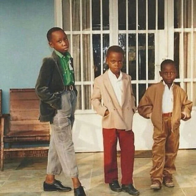 #Repost could not resist reposting this childhood pic of Congolese musician / producer @alec_lomami #adorable #and #sly #aleclomami #archive #kivuloves