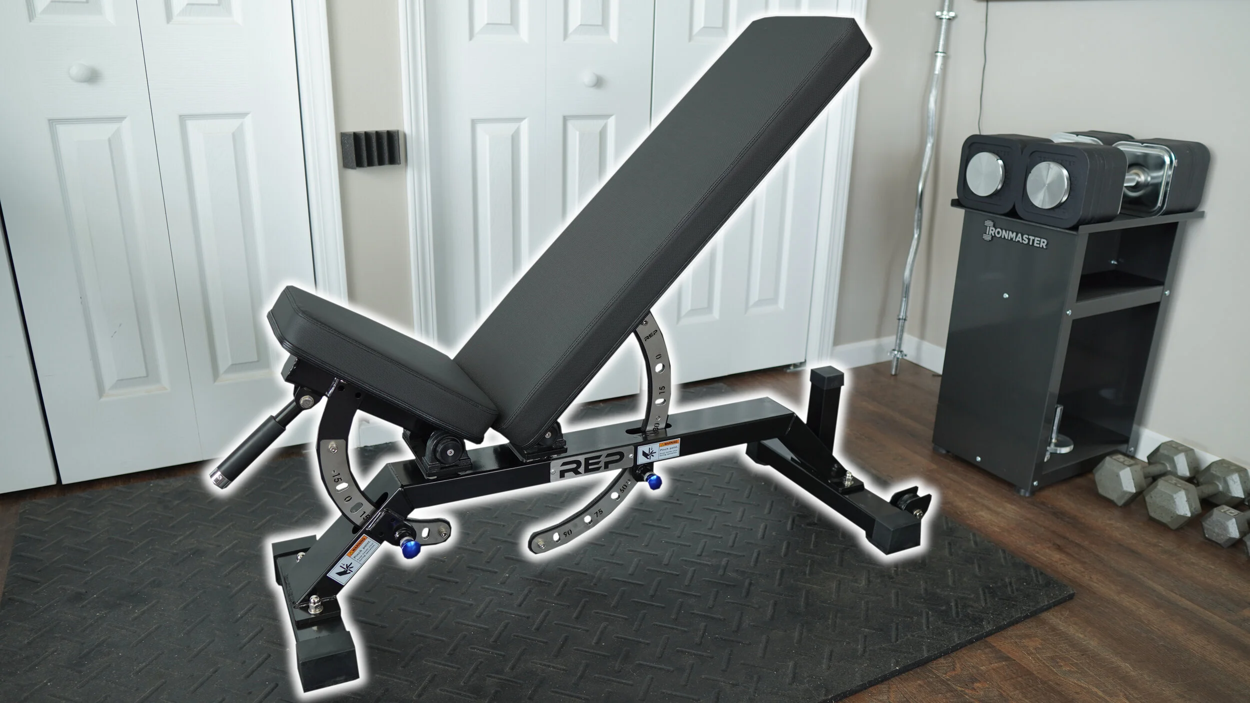 Rep Fitness AB-5100 - BEST Adjustable Bench for Garage Gyms