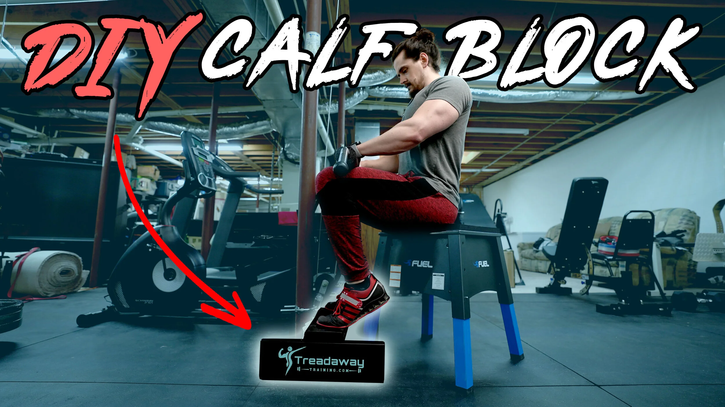 DIY Calf Raise Block (Under $20!) - Calf Exercises at Home (Video)