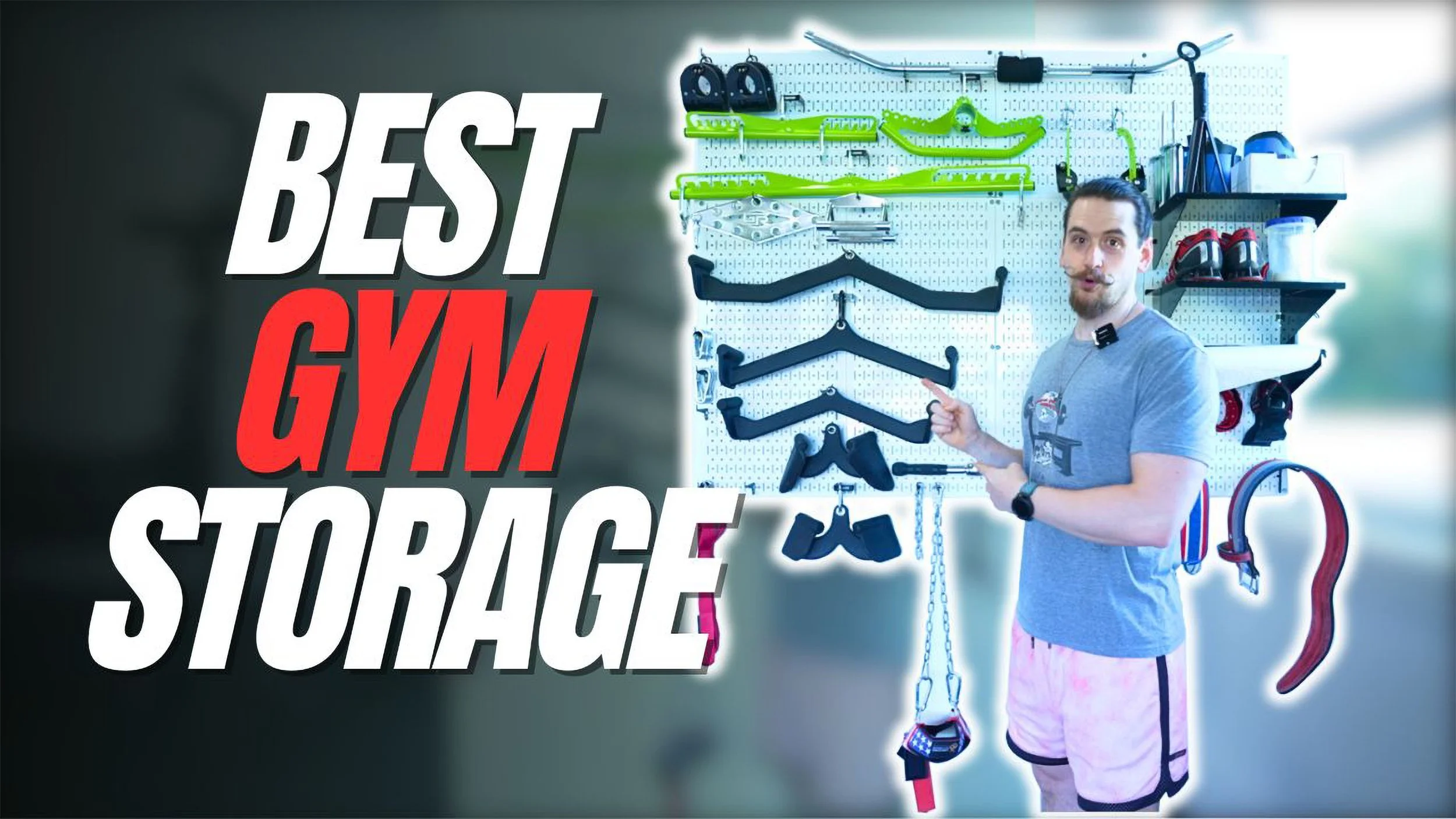 The BEST Home Gym Storage System - Wall Control Metal Pegboard Review (Copy)