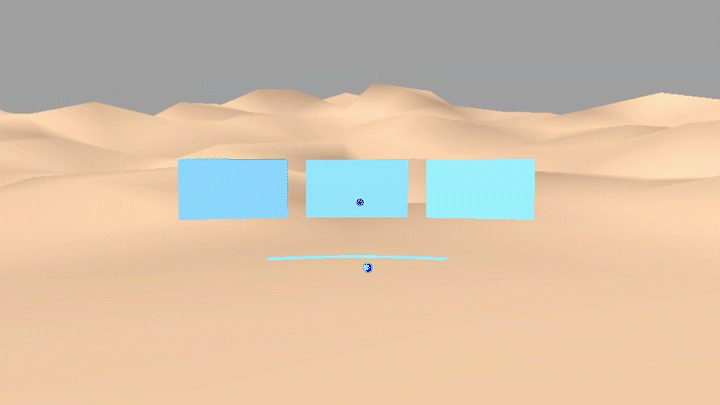 Pick a window to remain accompanying you in VR (pin to experience,) even while Virtual desktop is not active.
