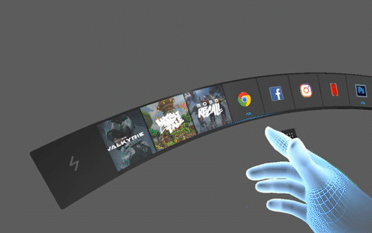 Multi-window management interaction. (Panel and list versions shown.)