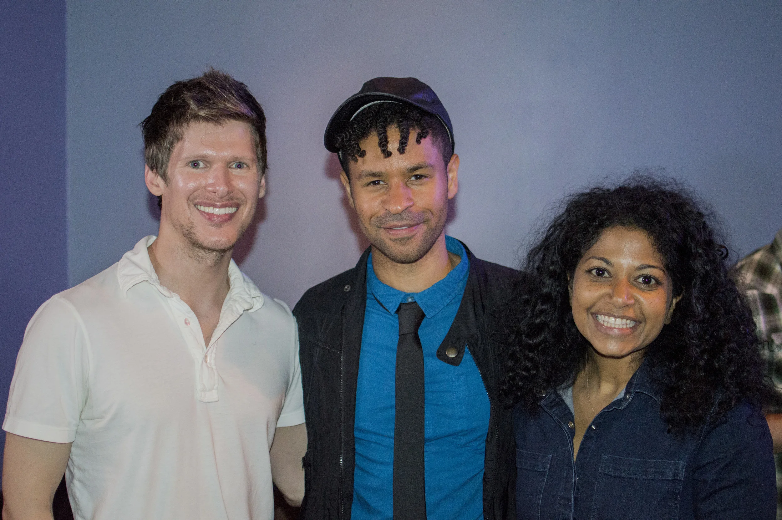 Lucas Steele, Chad Goodridge and Rebecca Naomi Jones
