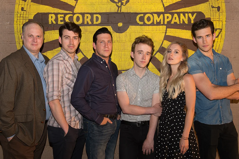Promo photos of cast of Million Dollar Quartet at the New Stage Theatre