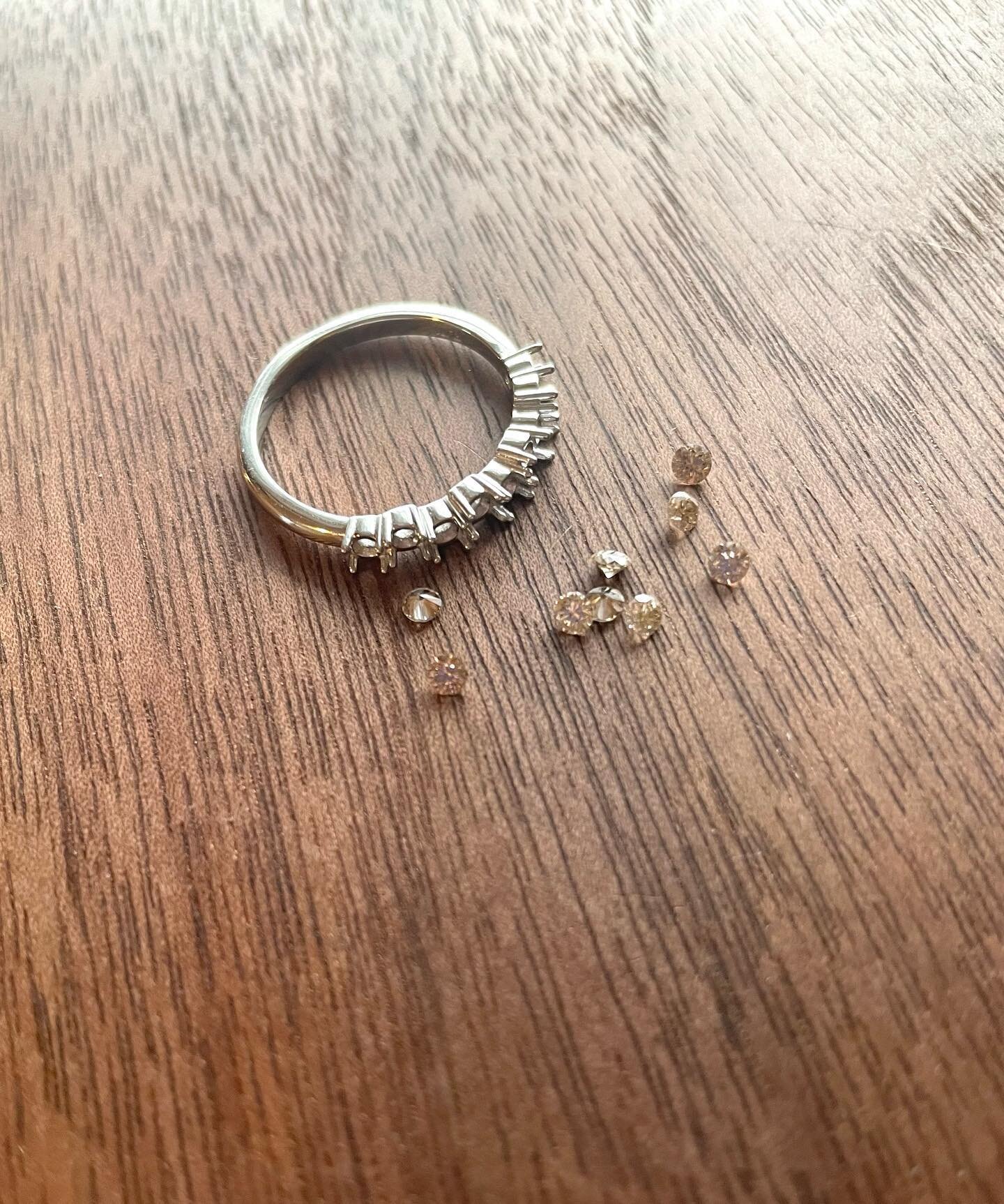 Platinum and champagne diamonds. ✨ Swipe to see the finished ring!
-
-
-

Hashtags

#instajewelry #handmadejewlery #handmadecrafts #bespokejewelry #mainemade #madeinmaine #shopsmall #shoplocal #femalemade #womenwhocreate #bridal #customjewelry #custo