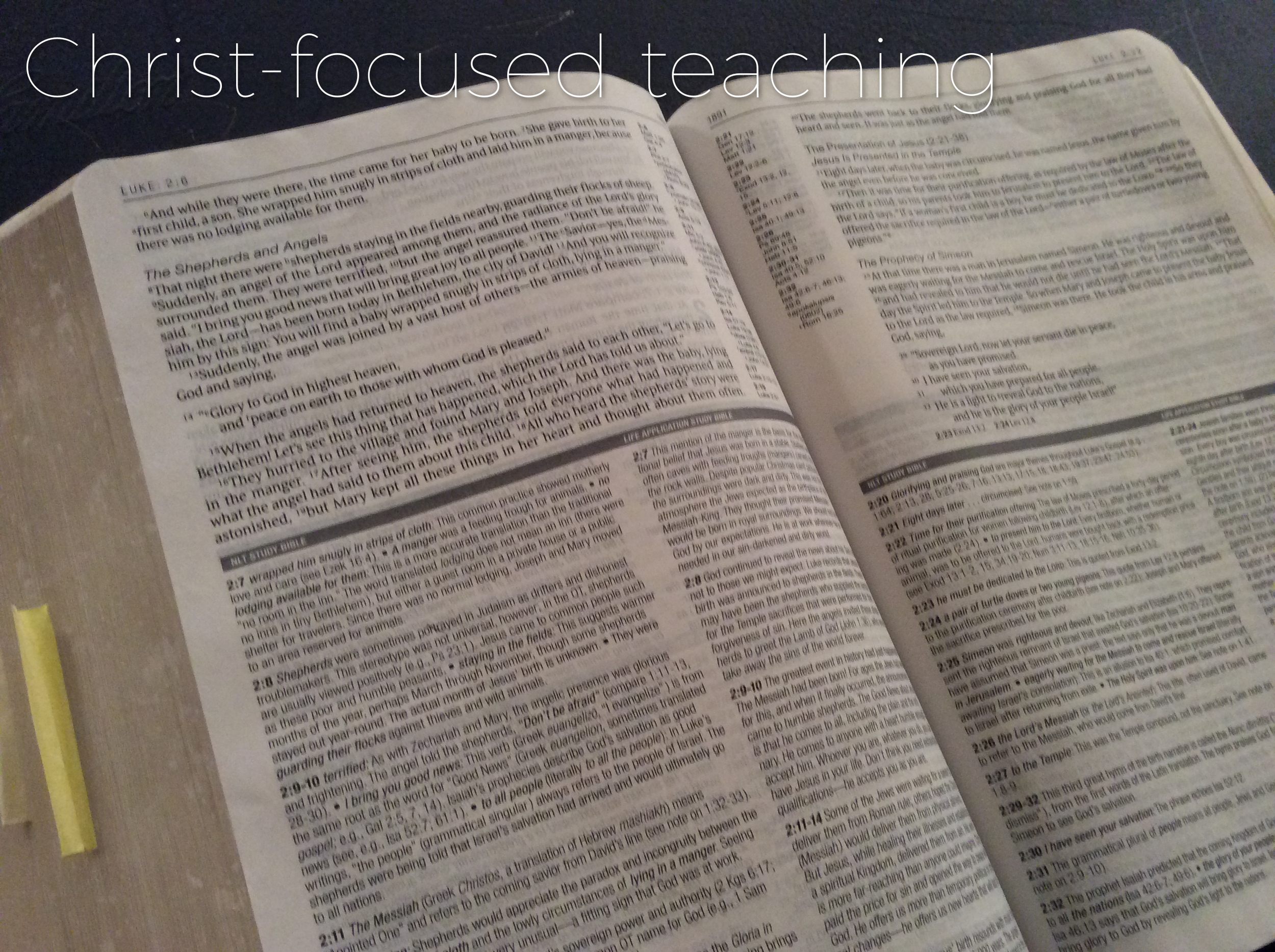  Christ-focused teaching  Because we are  Jesus-focused  &nbsp;and believe that the Bible is the final word ,&nbsp;we make sure that all of our sermons are dedicated to connecting you with God and with those around you. We trust that God's word is re