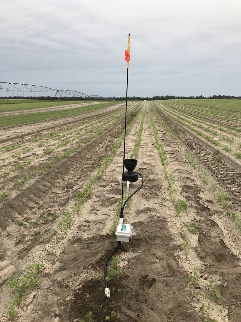 4’ Antenna on Wireless Sensor Station.