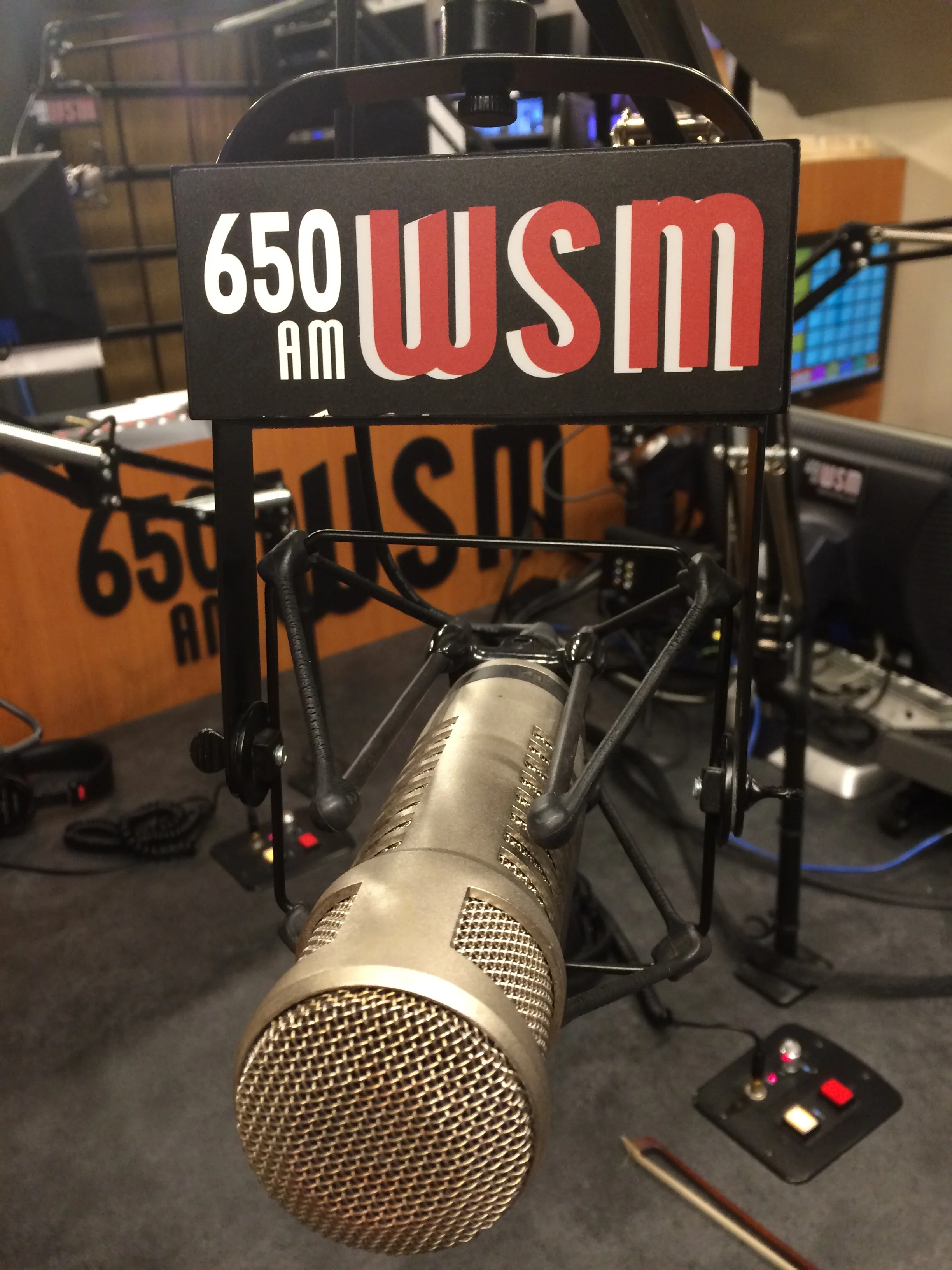 We played on the legendary WSM 650 am on May 26th! 