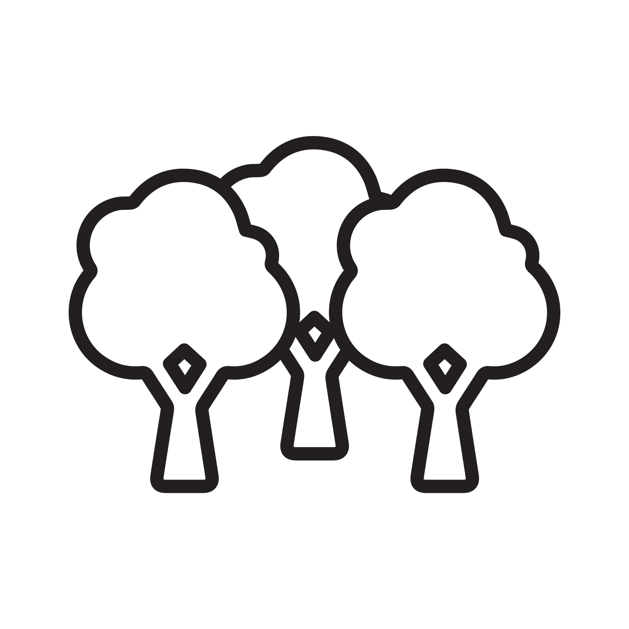 Three trees icon