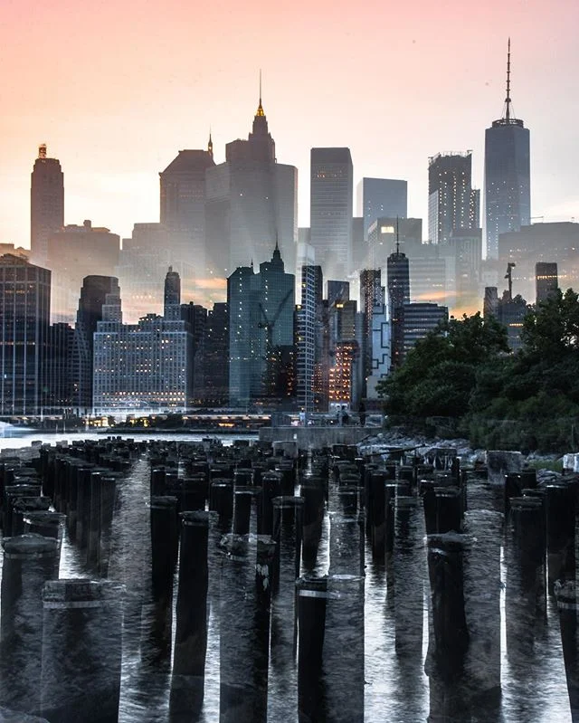 Not a double exposure, but a single photograph.