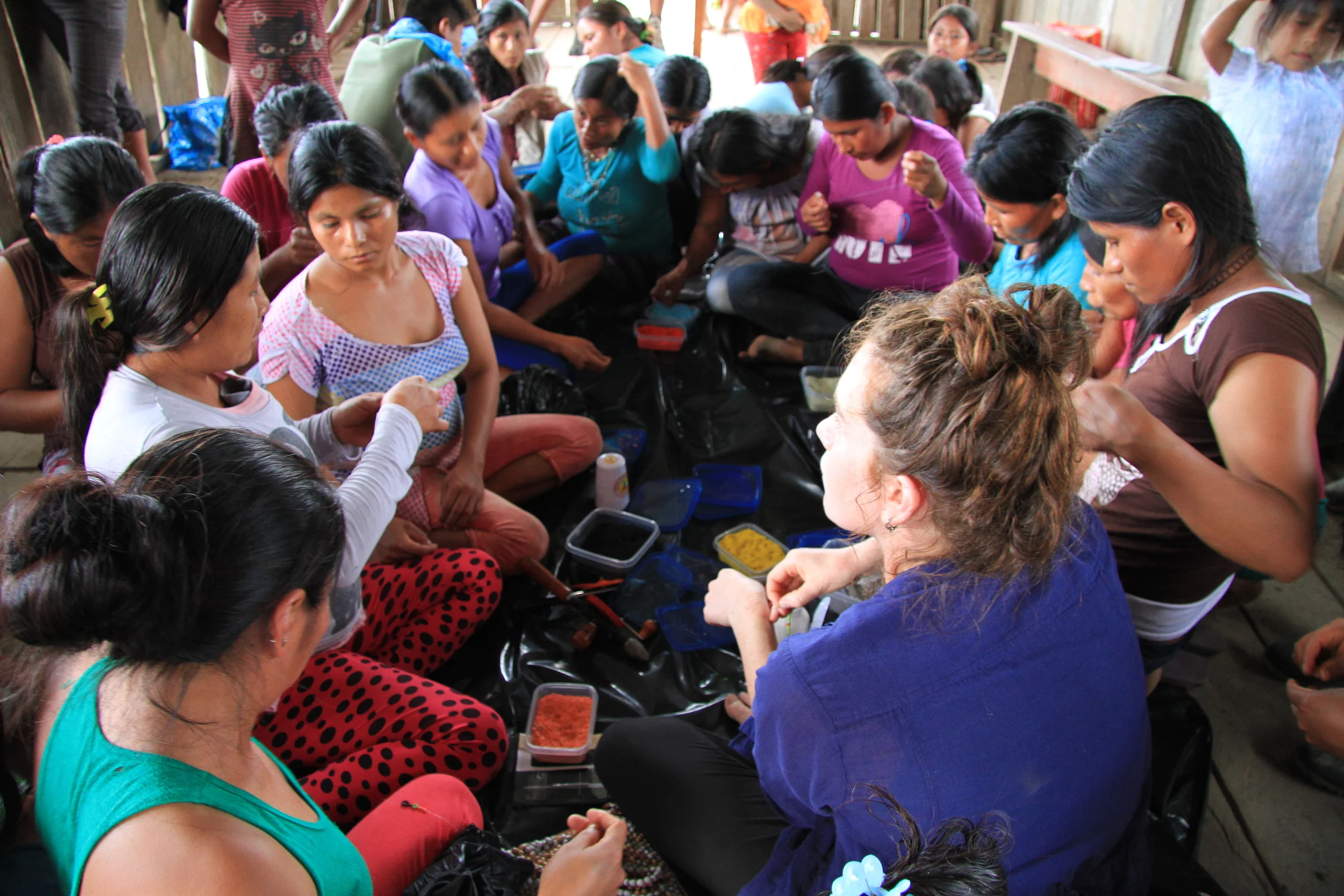 Design workshops with the Shuar community of Kandungos, Northern Peruvian Amazon.