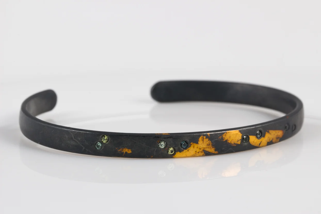 Bracelet and sapphires.