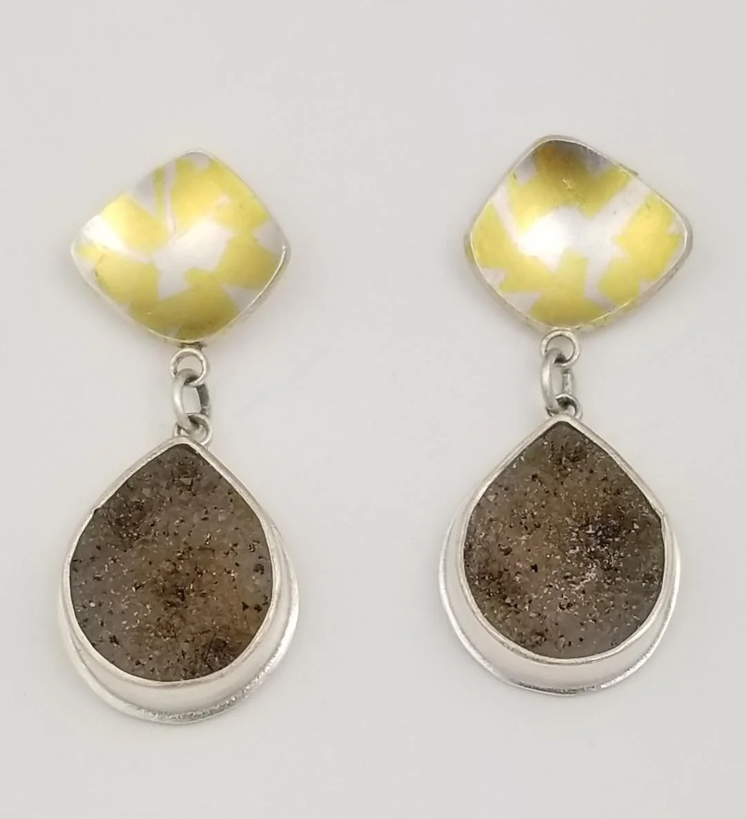 Drusy earrings