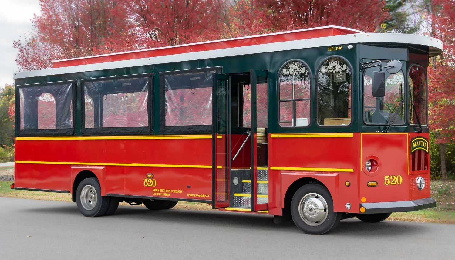 York Trolley Company Maine Wedding Trolley