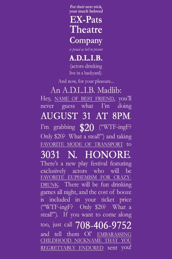 ADLIB Fundraiser
