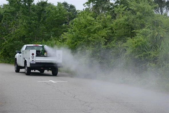Truck Sprays Pesticides