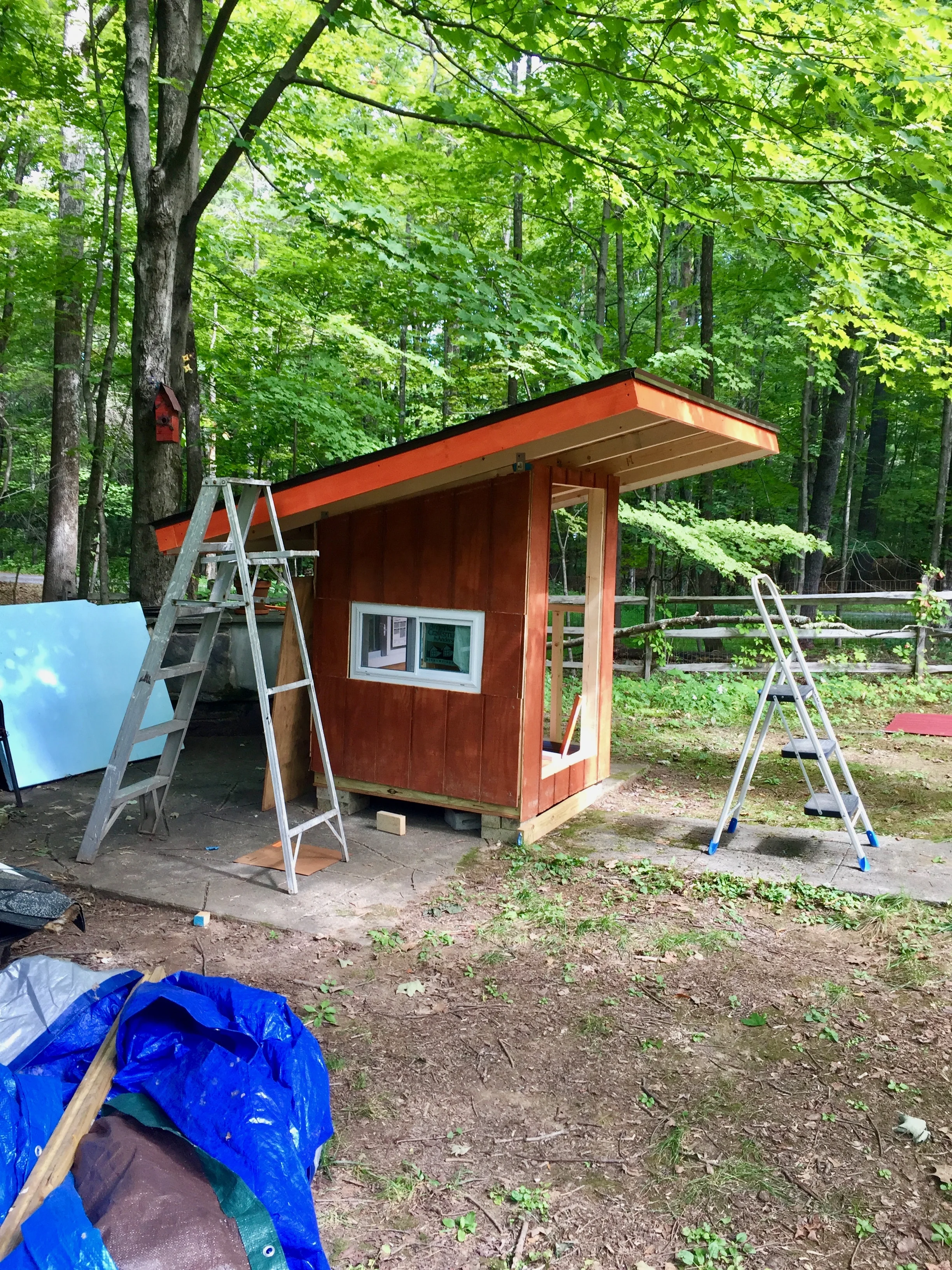 Coop #3 (Penguin and Chico’s House) under construction!