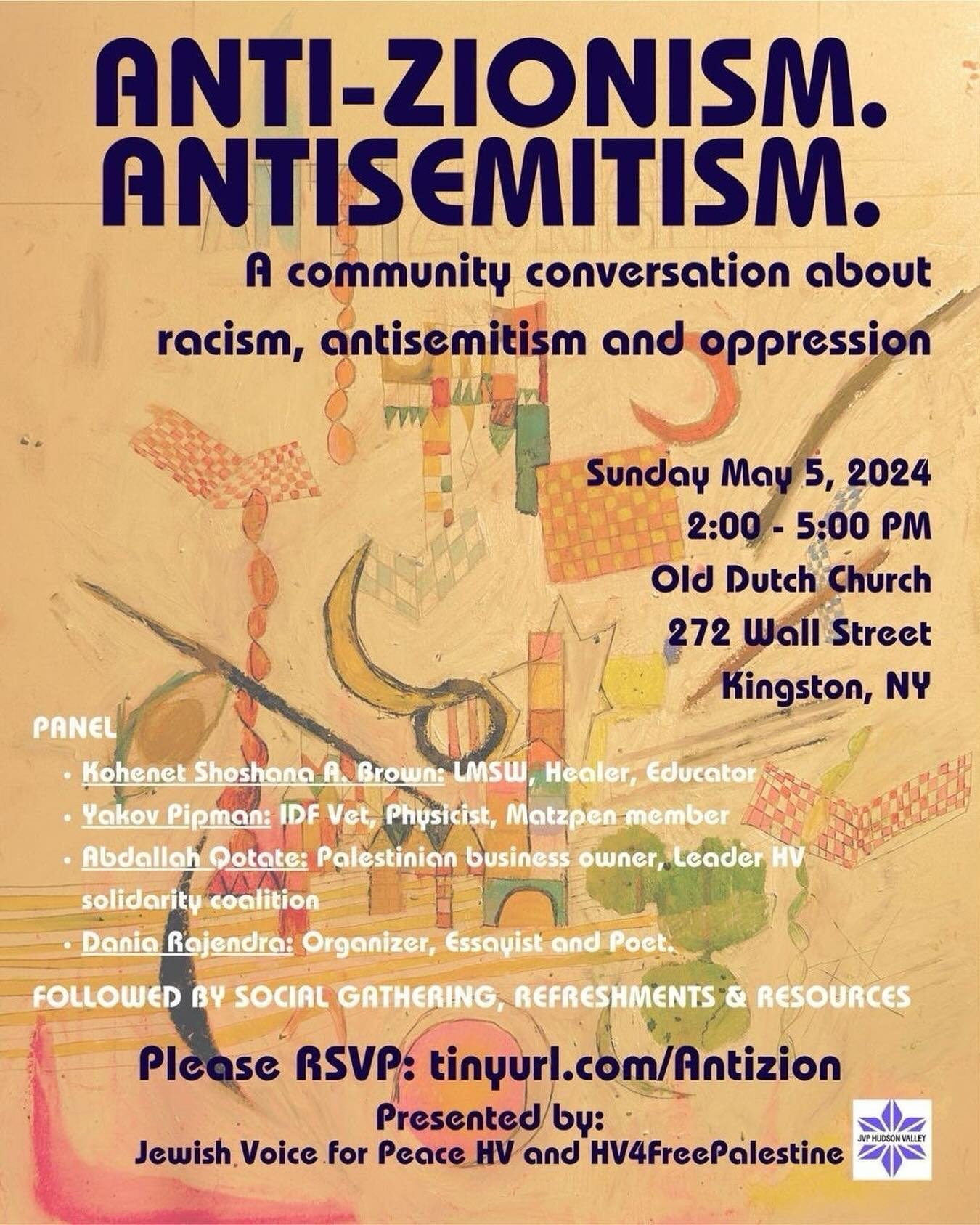Coming up soon 🔜🔜🔜 All can attend. Thank you @jvp_hv &amp; @hv4freepalestine for organizing. 

These critical conversations are  needed. We should not be living in a time where if you stand against the killing of tens of thousands of people, someo