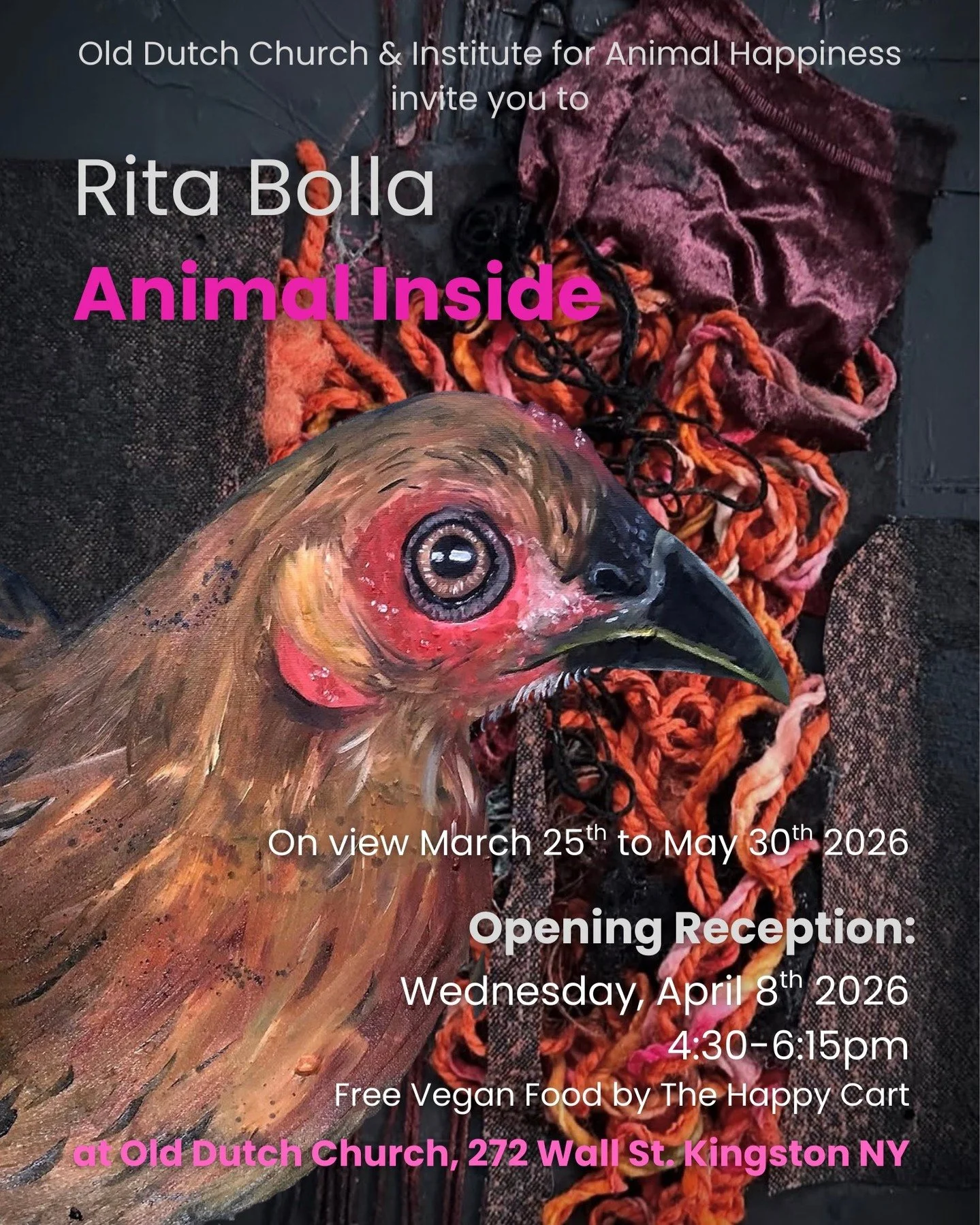 Save the Date, friends: 

We are excited to invite you to a special gathering - - to see an exhibition of the incredible artwork of artist @heartfullofcherrypits ( Rita Bolla) who also works as a Care Partner and cherished member of the @institutefor