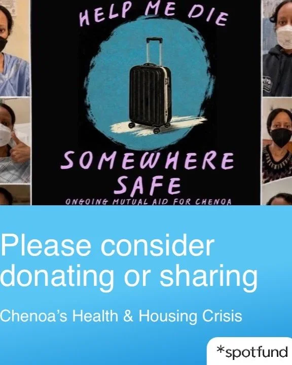 Everyone, here&rsquo;s another push by community to help Chenoa get the stability of housing she needs to be able to mange the process of dialysis. I know I&rsquo;ve posted several of these fundraisers over the last few years but that is because Chen