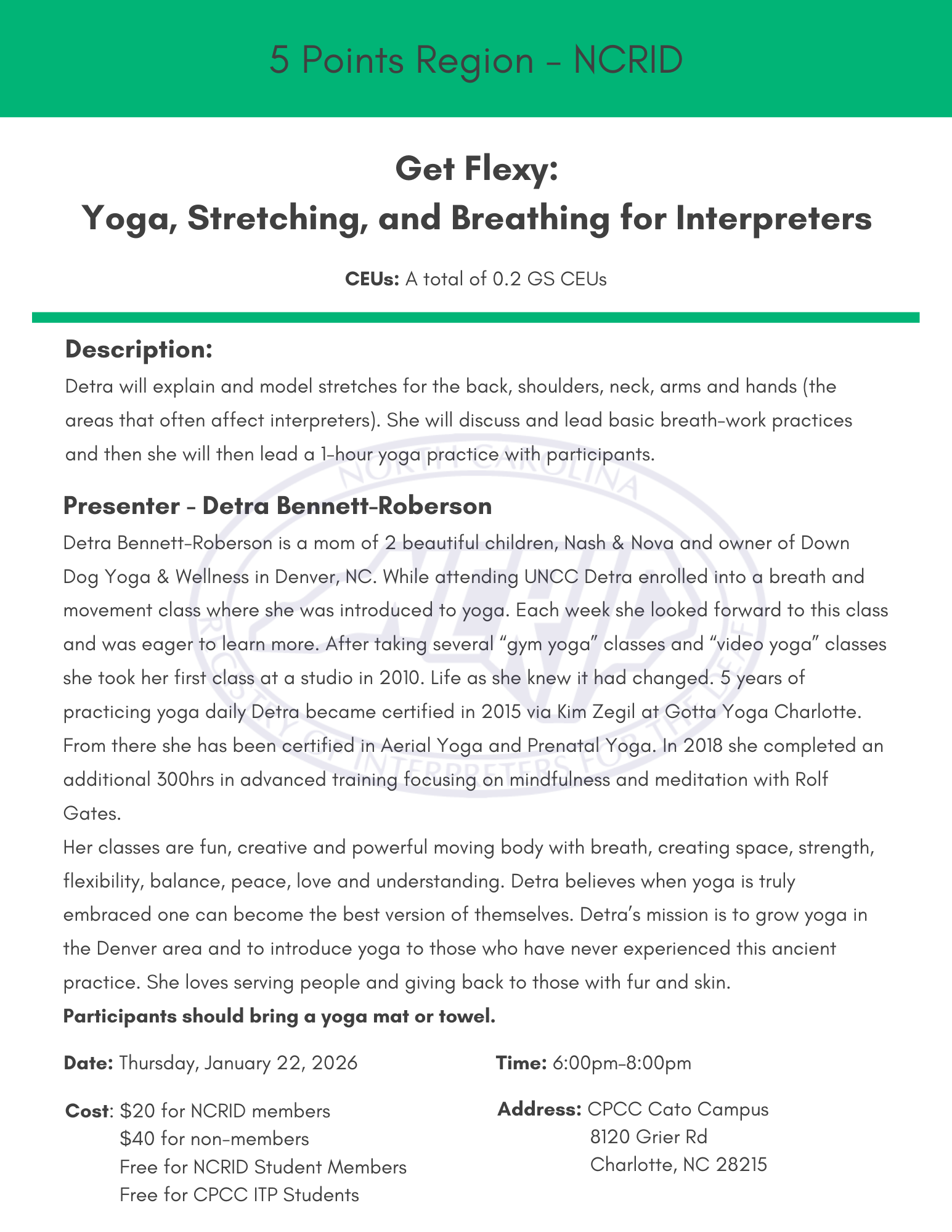 Get Flexy: Yoga, Stretching, and Breathing for Interpreters (0.2)