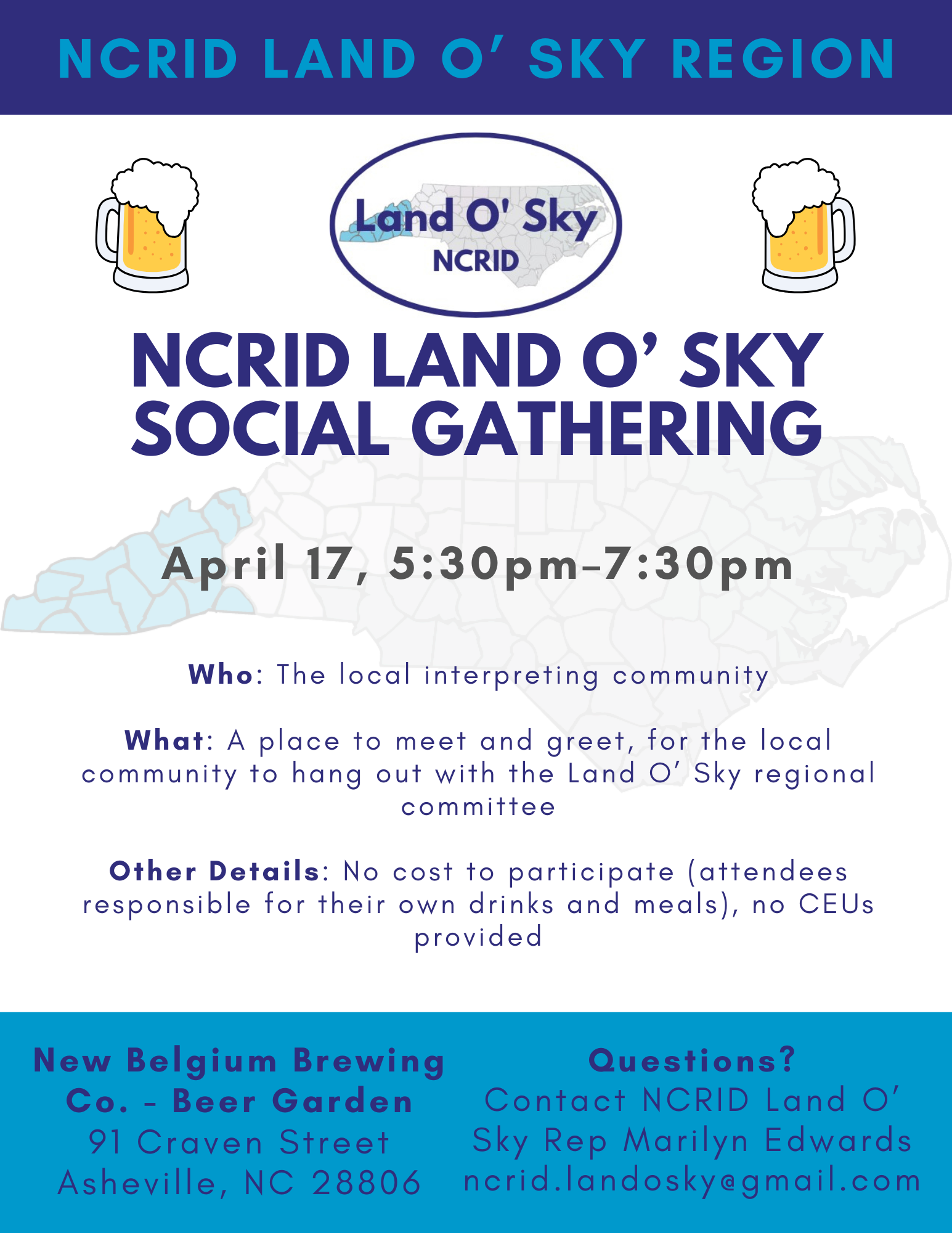 NCRID Land O' Sky Social Gathering