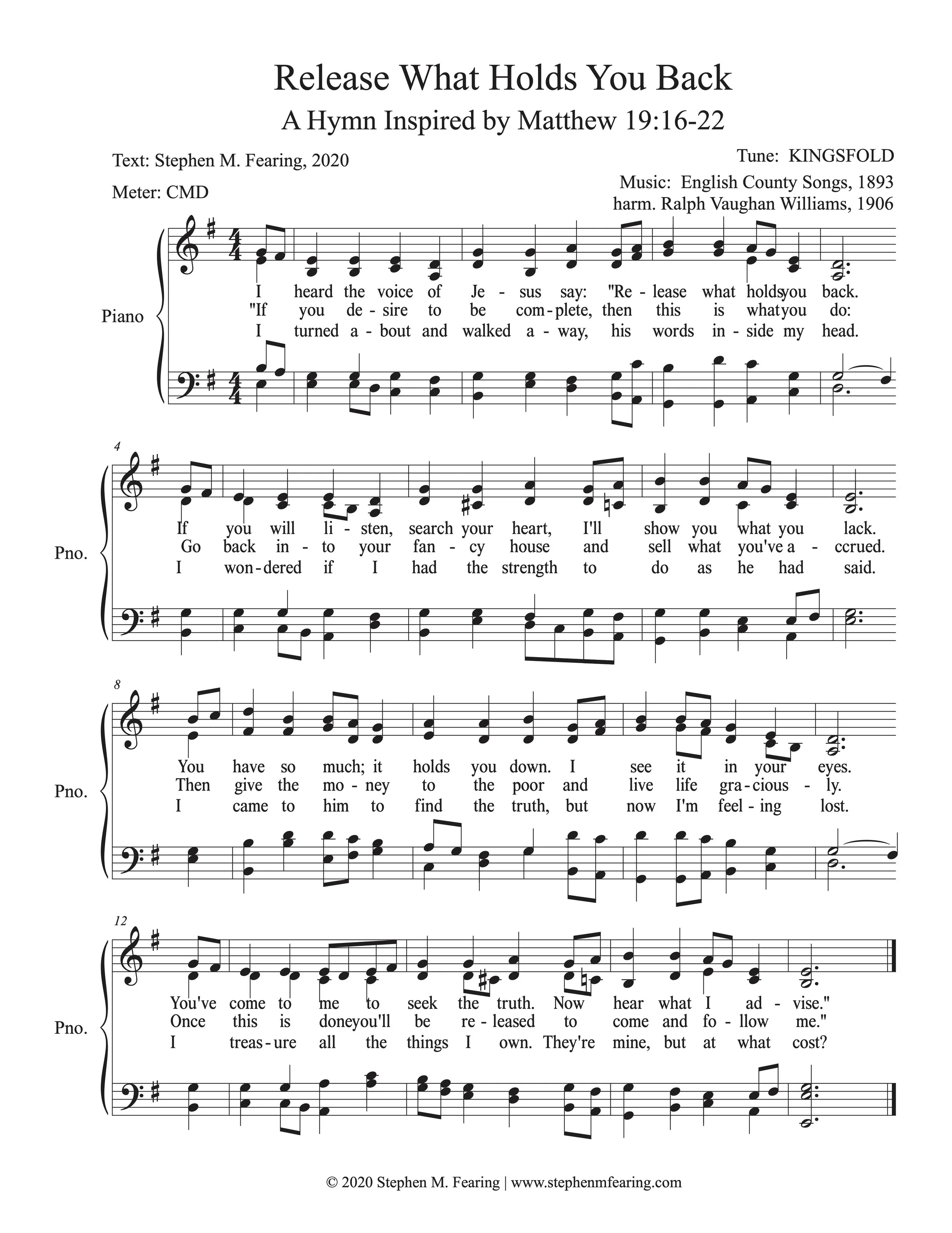 "Release What Holds You Back"