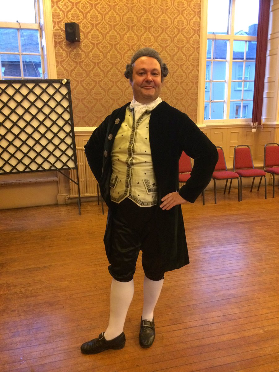 Dancing master Stuart Marsden at Brackley Town Hall with us in September 2016 (Photo: Anneke Scott)