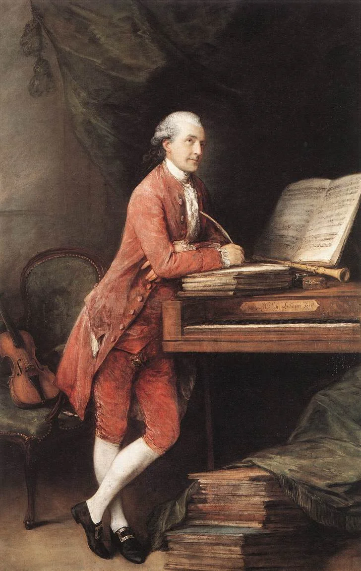 Johann Christian Fischer c.1780, by Thomas Gainsborough
