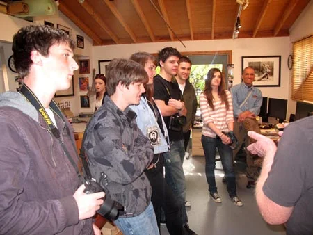 Stevenson High Visits Edward Weston's Home