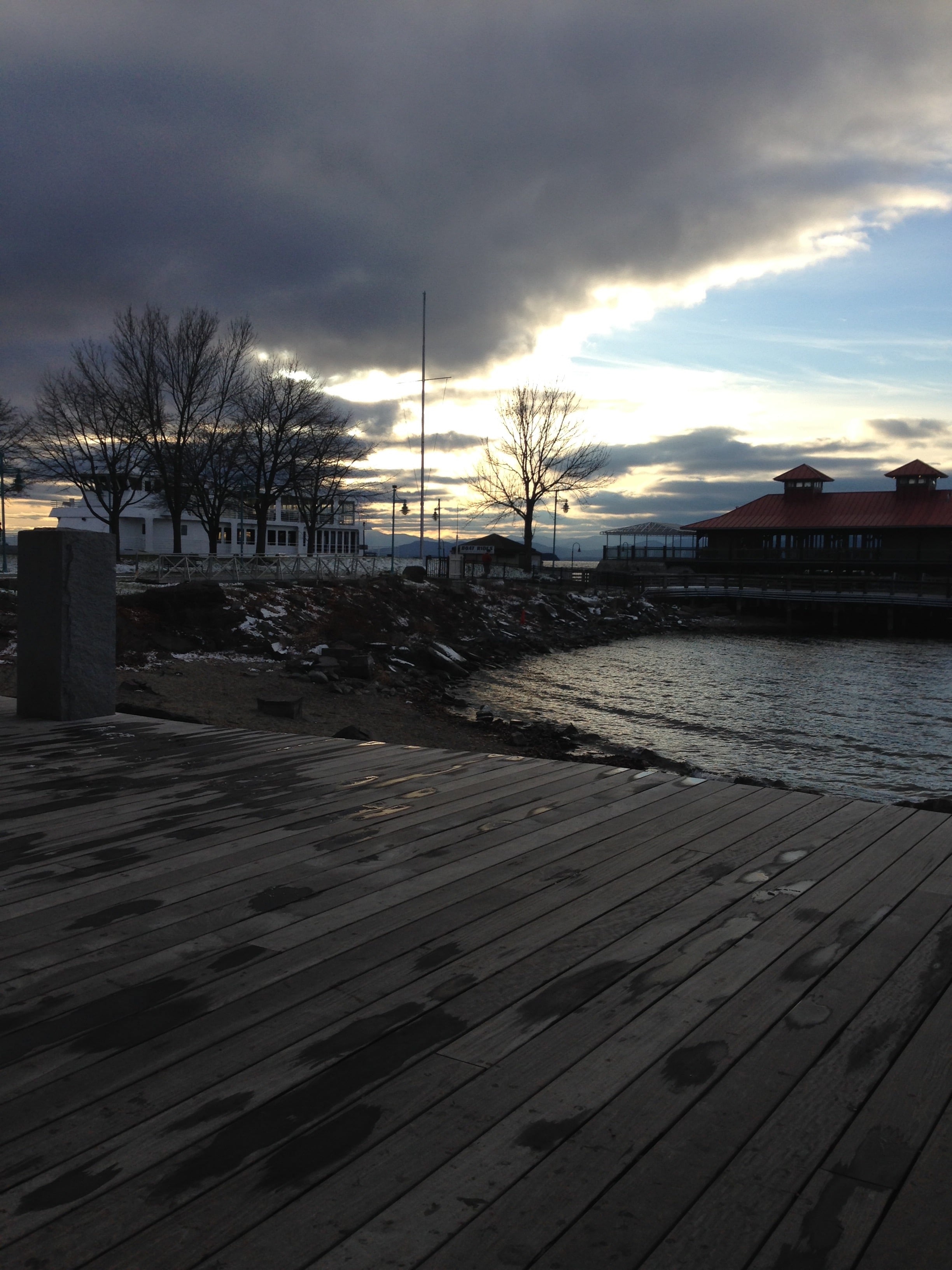 Lake Champlain water front.