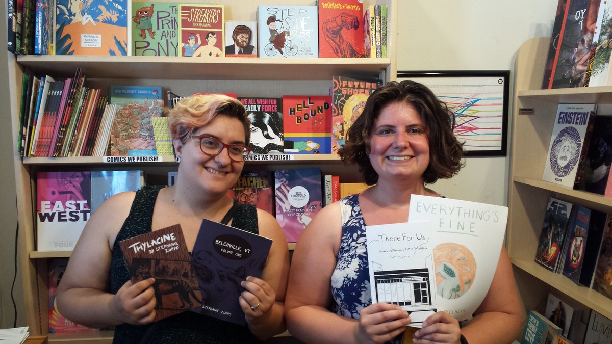 The manager of Bigplanet (Jarred) was nice enough to take this photo and buy me lunch at DCZinefest.