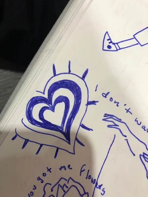 My go to doodle is either 1) a heart or…