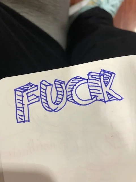 2)The word “fuck”.