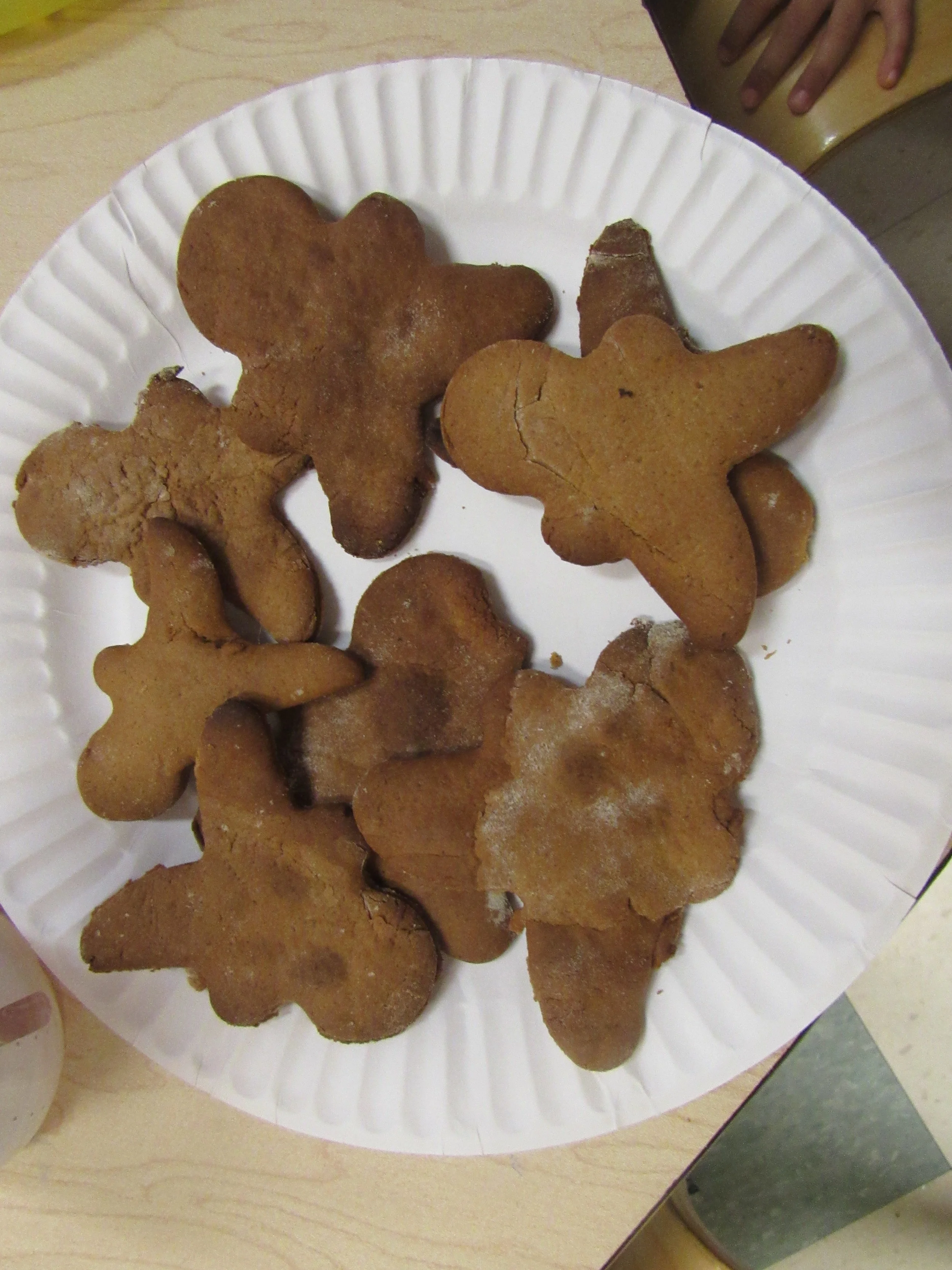 Menorahs and gingerbread boys!