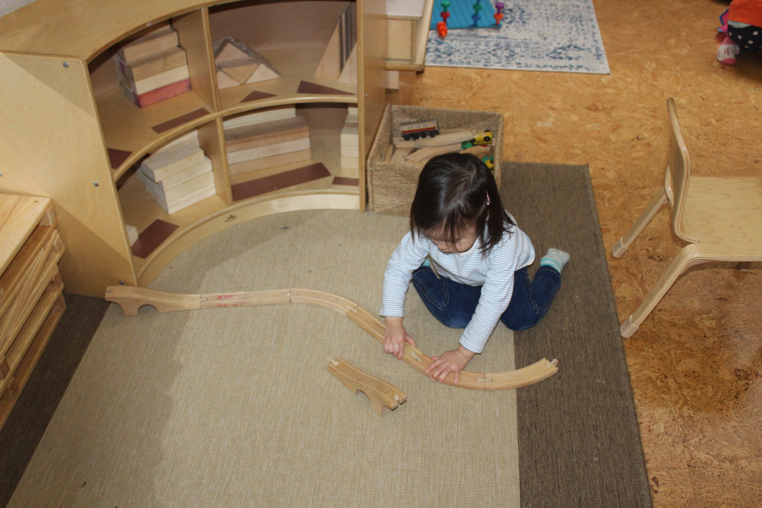  Playing with toys is an essential part of a child's development.&nbsp; The railroad system can provide an excellent stimulus for creative play.&nbsp; Train tracks are innovative; they promote problem-solving, imagination, language, socialization, an
