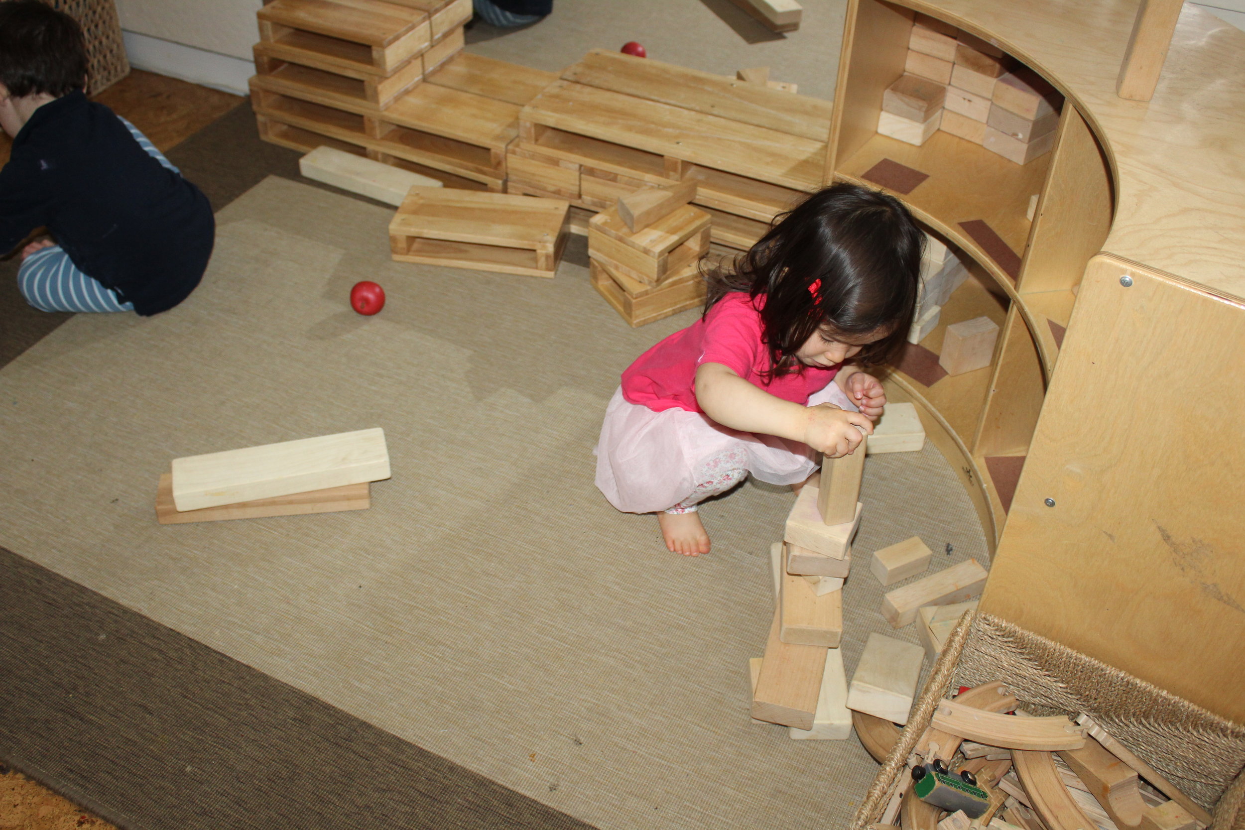  Children Wooden Unit Blocks have been the standard for the classroom because of their proportions, (length is twice the width, width is twice thickness). They facilitate the learning of spatial concepts and simple geometry. Building with blocks prom