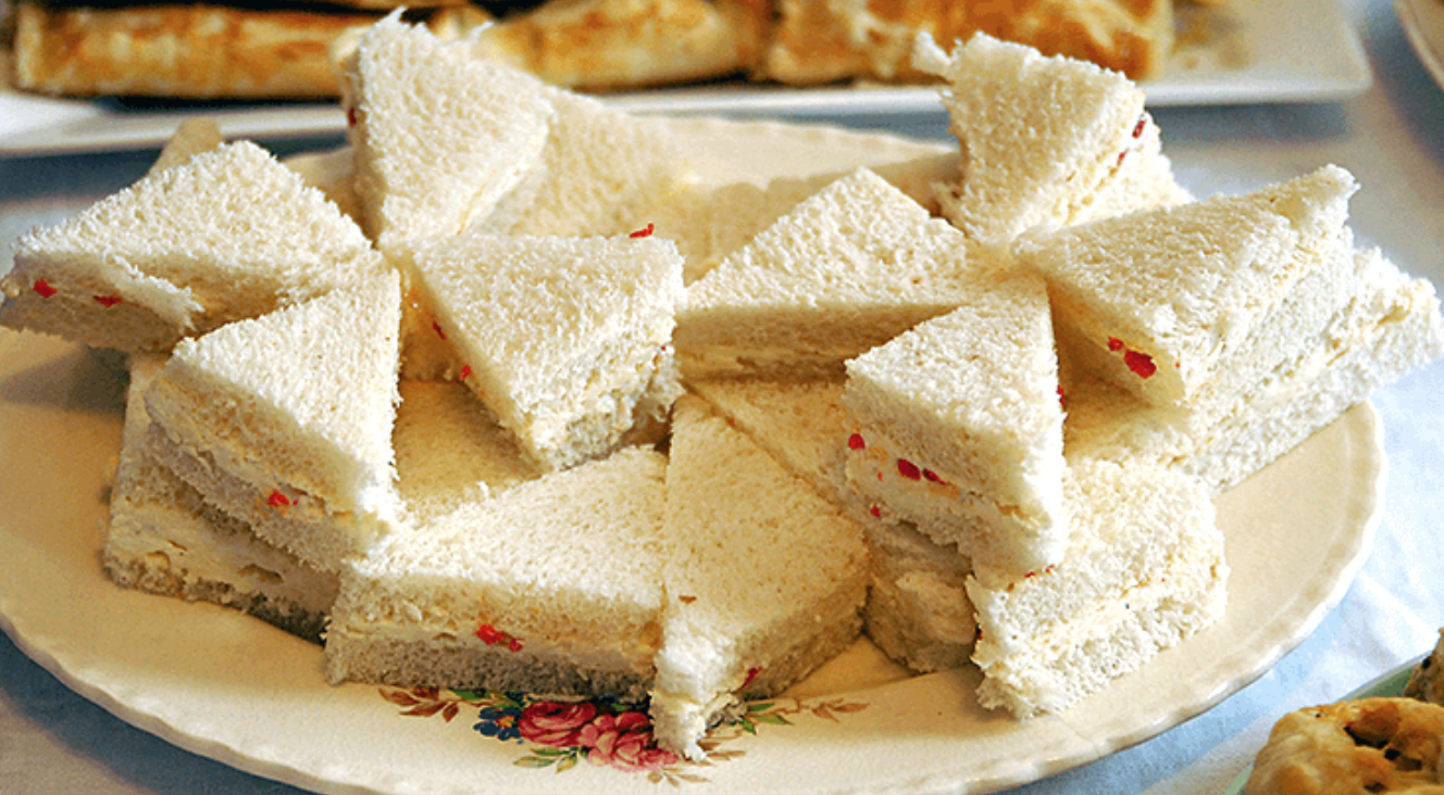 Cream Cheese and Lemon Curd Tea Sandwiches