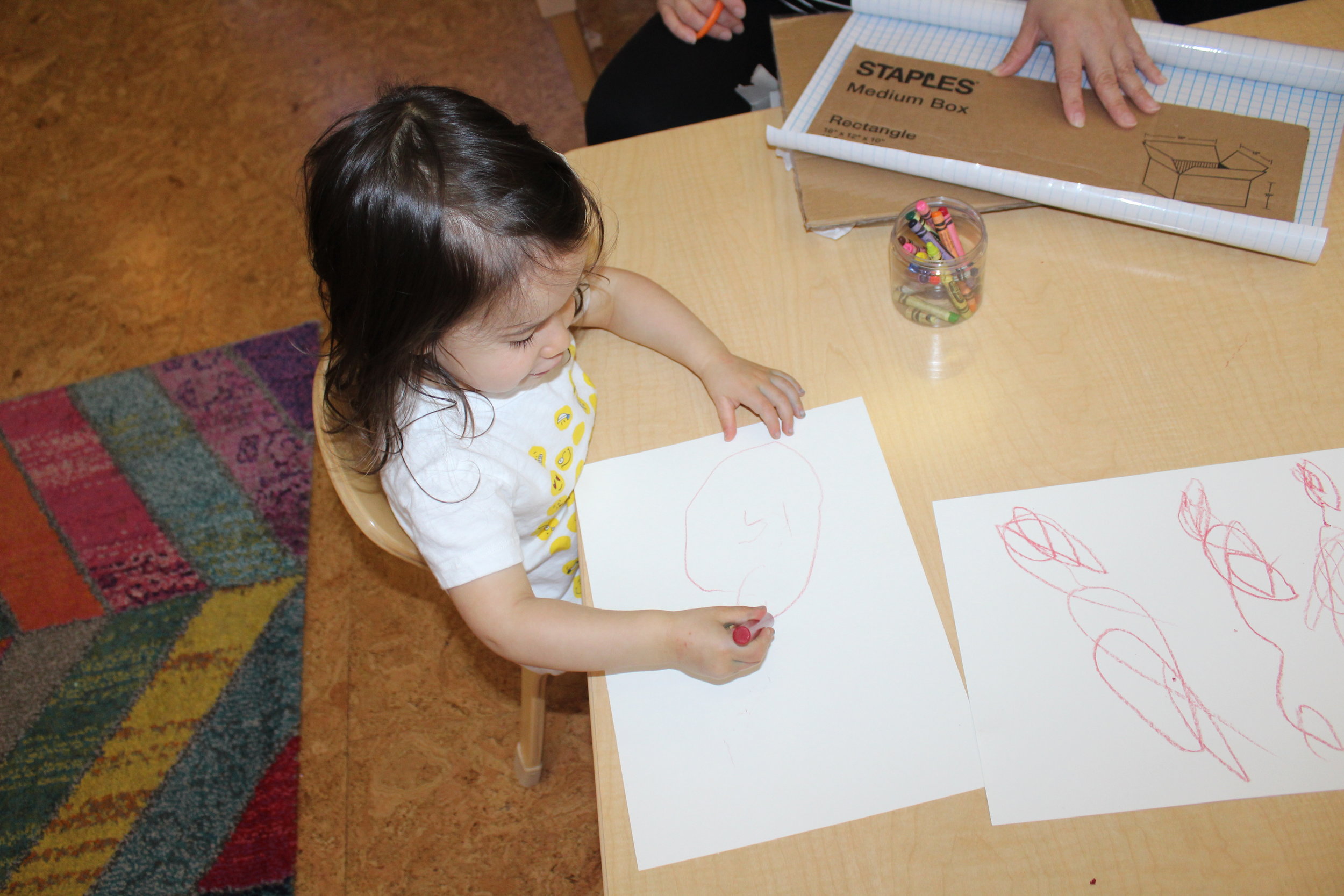  Harlow drew Sandra and Janet. 