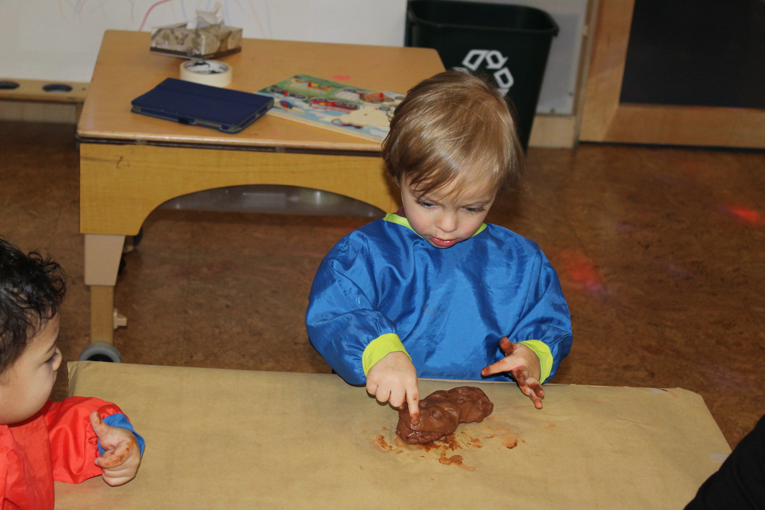  Clay is an excellent sensory material for children to&nbsp;investigate.&nbsp;This hands-on activity also provides tactile and visual experiences as they engage.&nbsp;&nbsp;Each child has a different way to explore with clay.&nbsp; They manipulate th