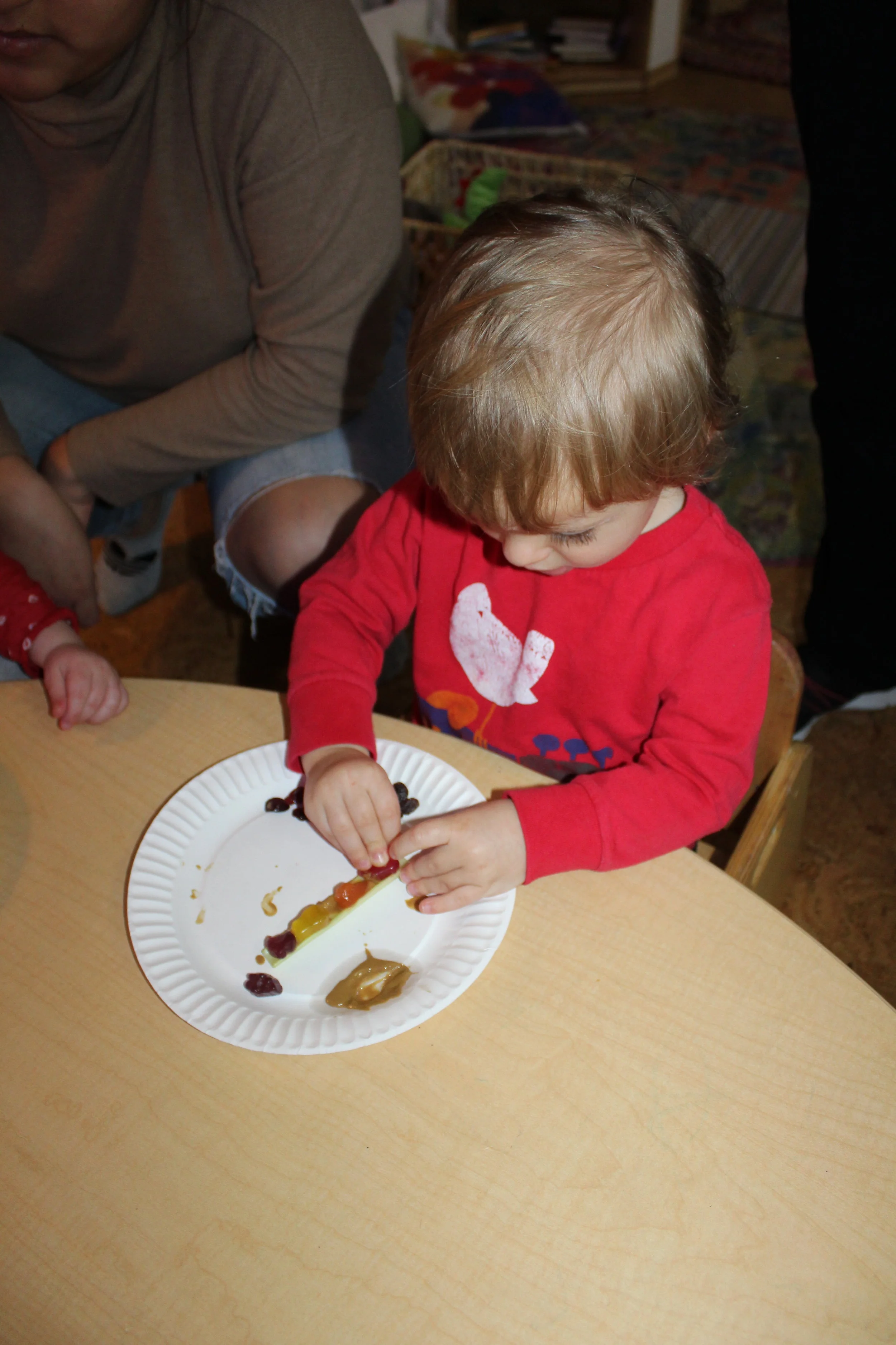  For Literacy Week, Cooking with Diane was to create a caterpillar using a celery stick, representing the caterpillar and adding the other small bites on the celery.&nbsp;&nbsp;   