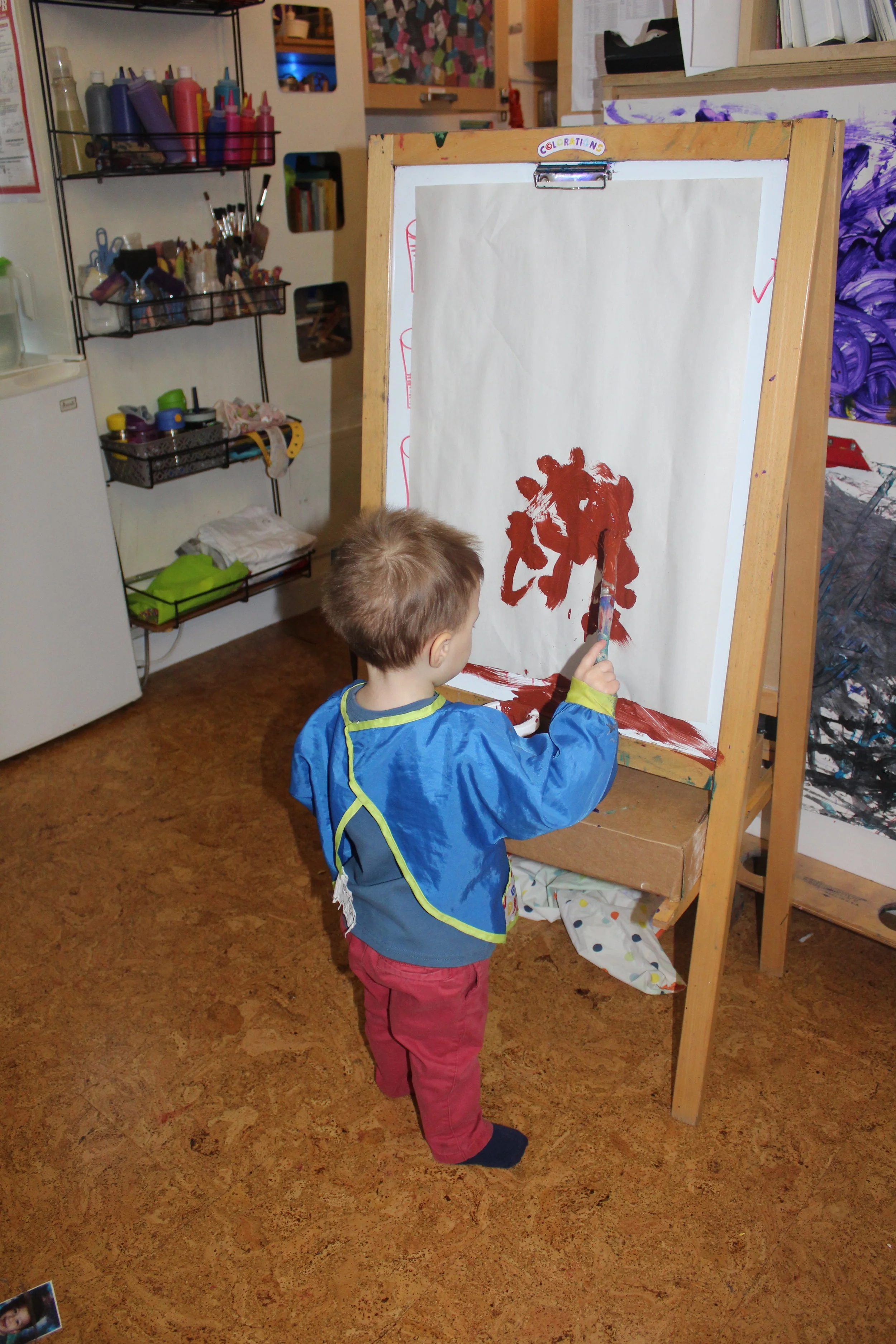  Leo: “I’m painting a princess!” 