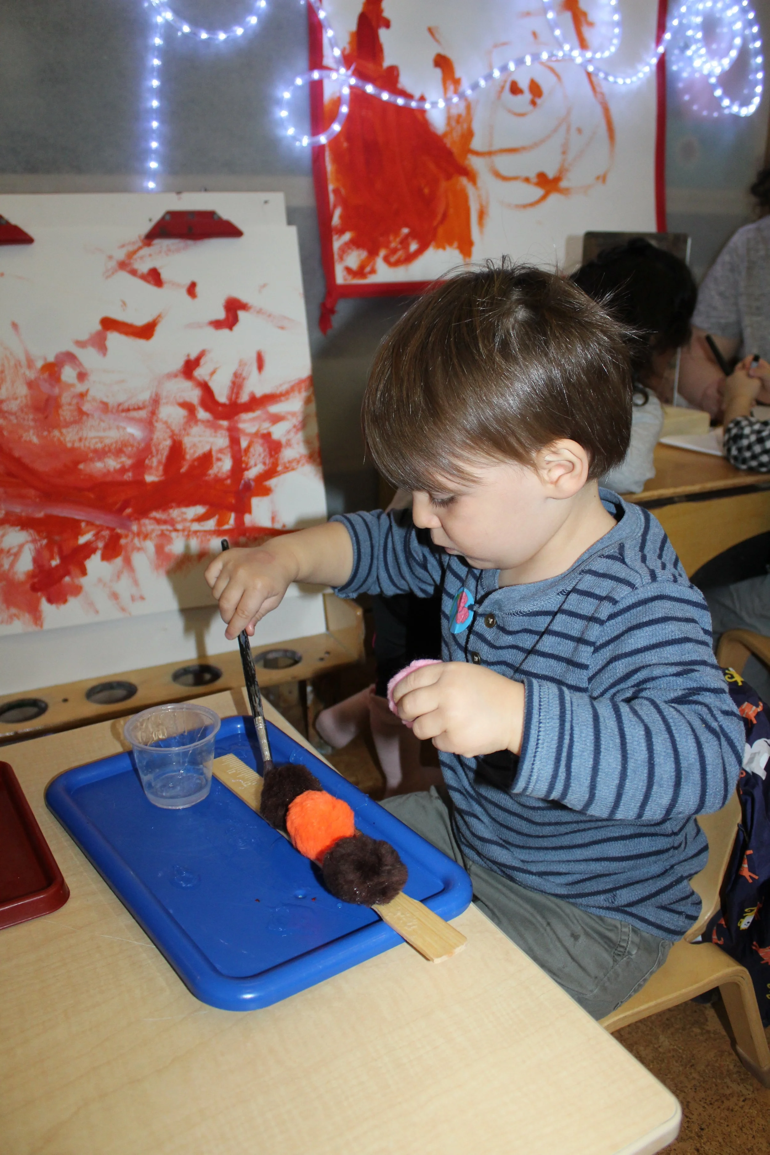  James: “My caterpillar boat!”   