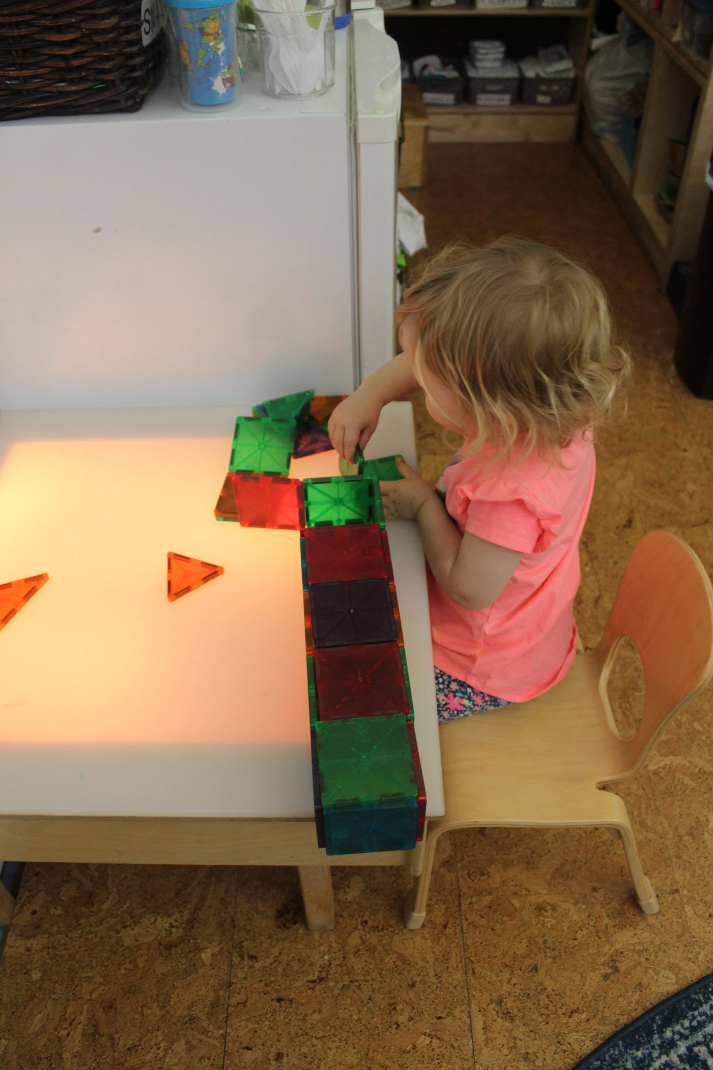  Alexandra, what are you building?  “I making a house!” 