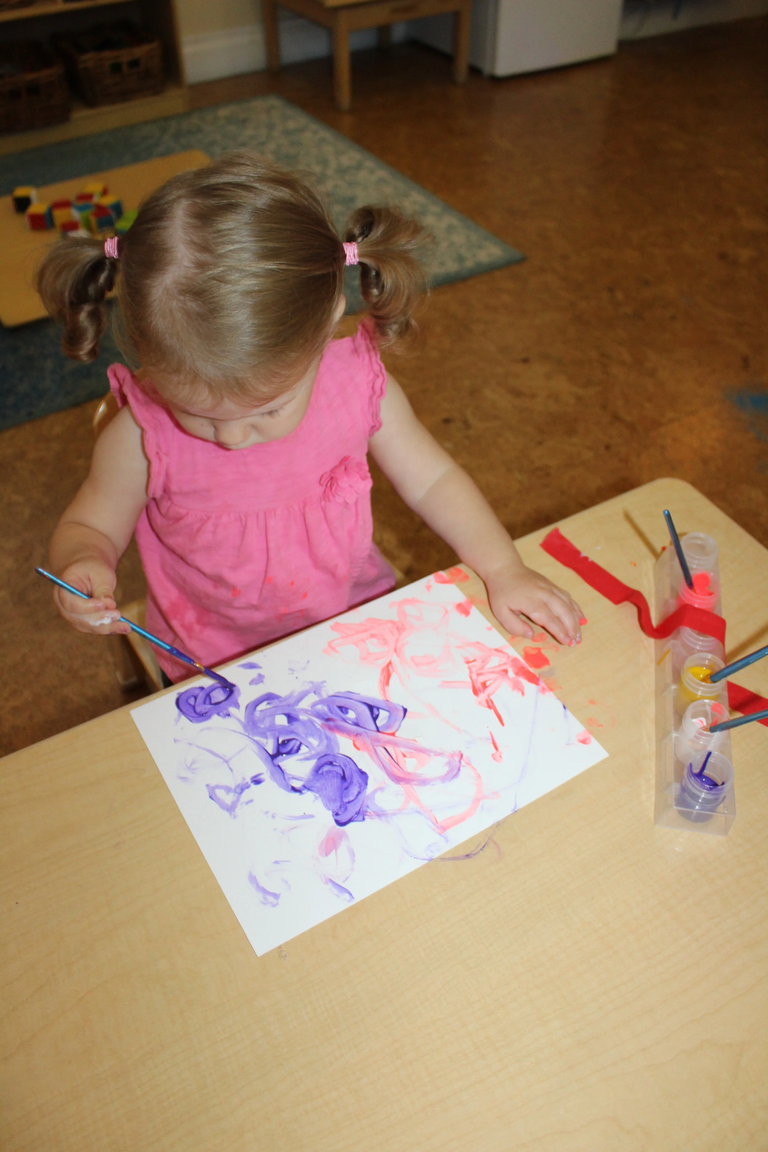   Ophelia: “  I making a rainbow!” 