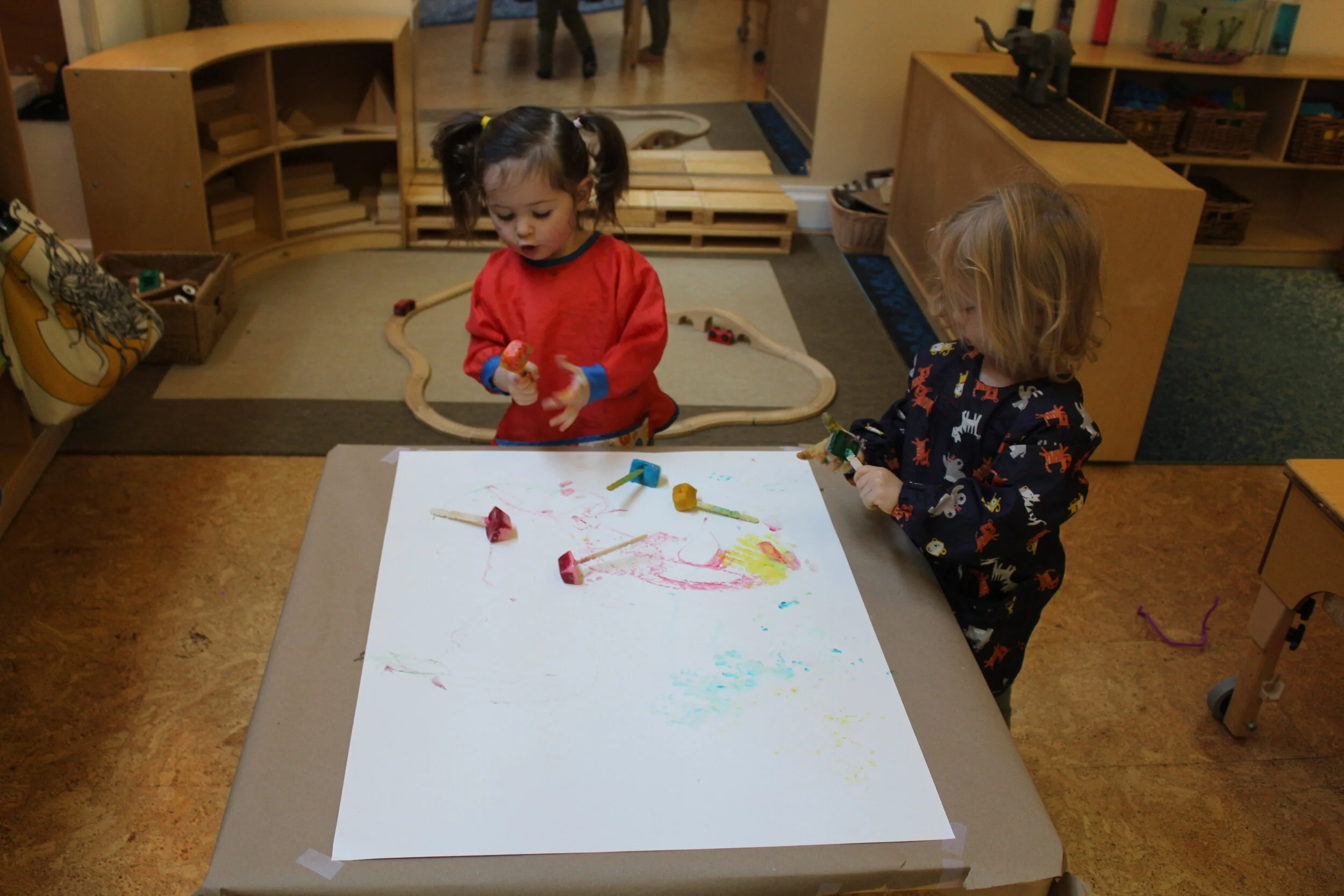   Annabelle:  “Orange and Yellow!” 